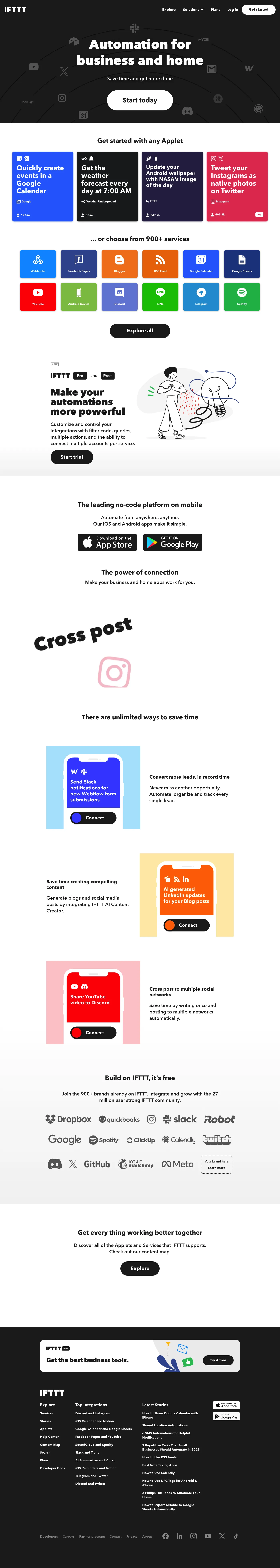 IFTTT screenshot