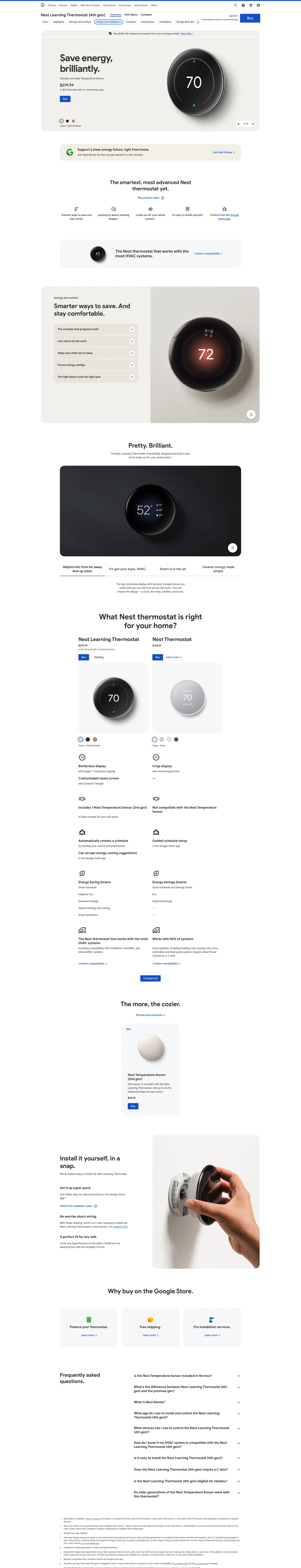 Nest Learning Thermostat (4th gen) screenshot