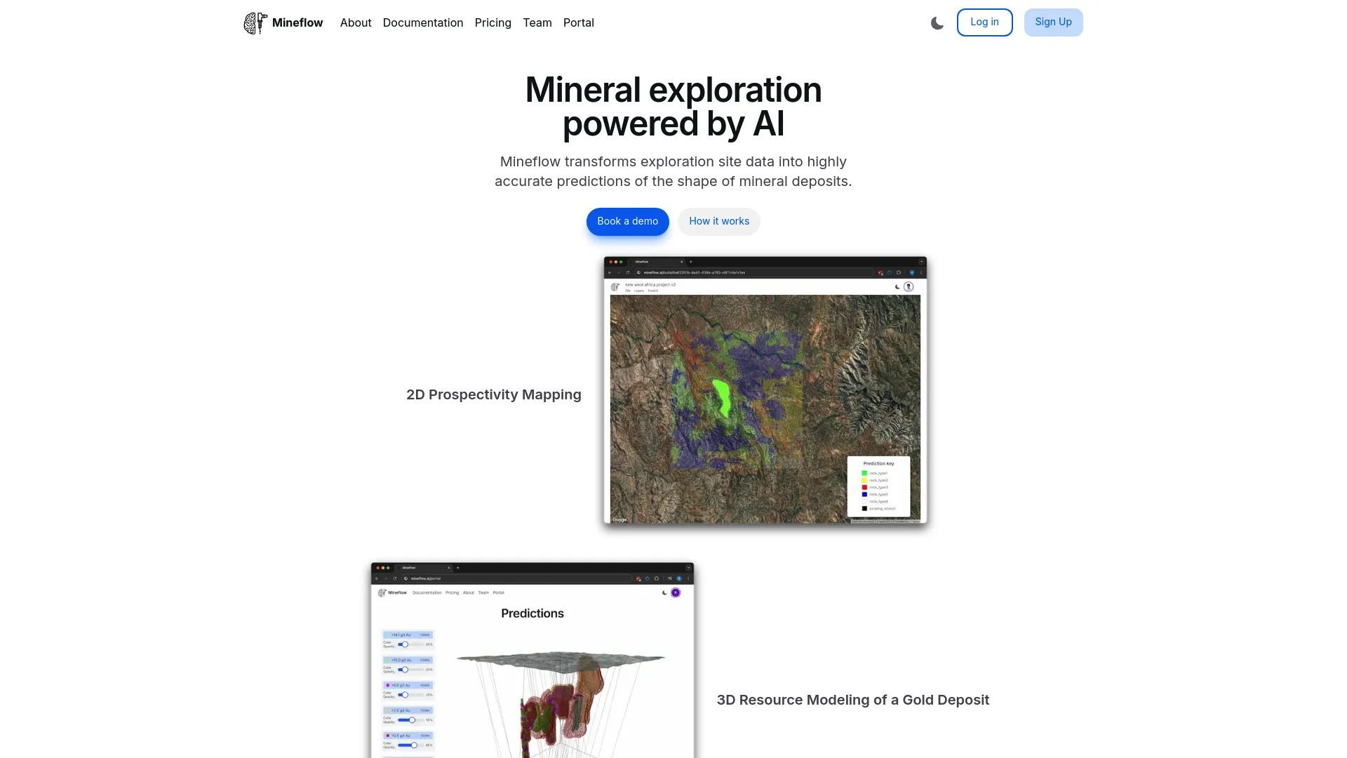 Mineflow screenshot