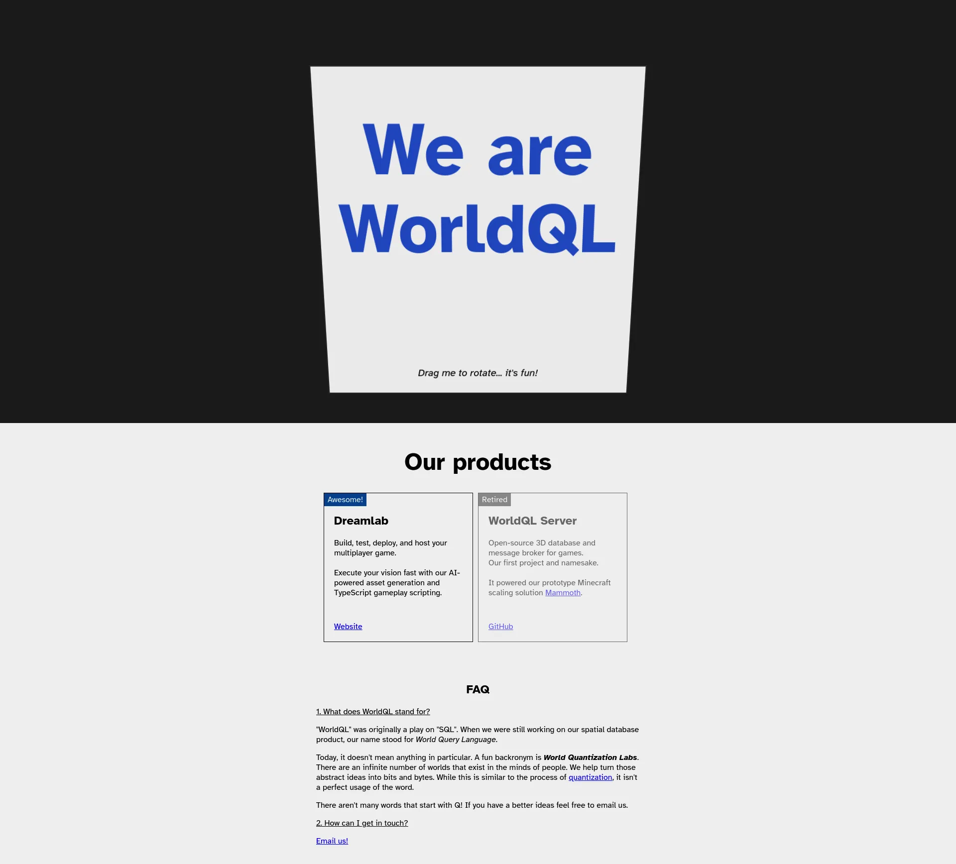 WorldQL screenshot