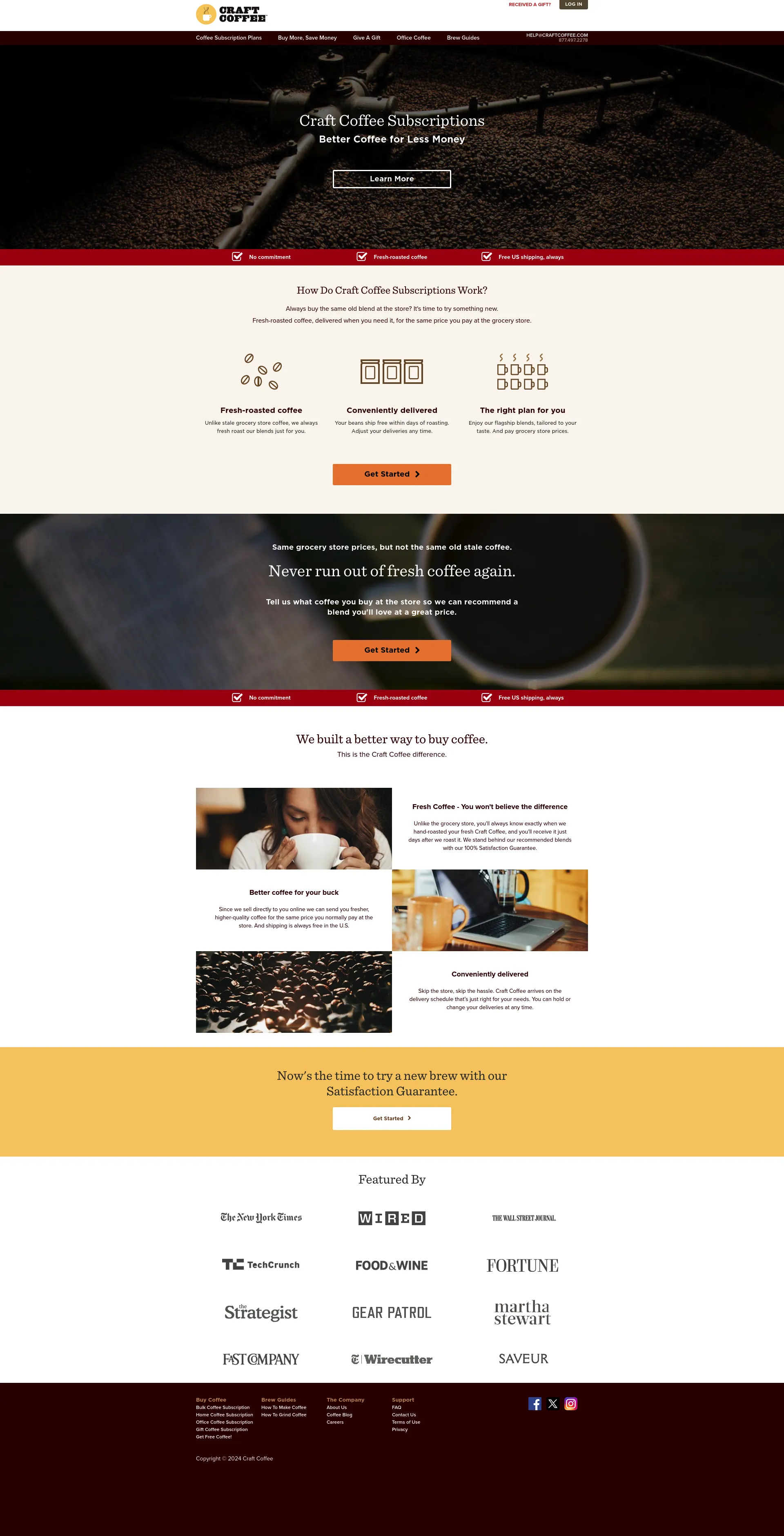 Craft Coffee screenshot