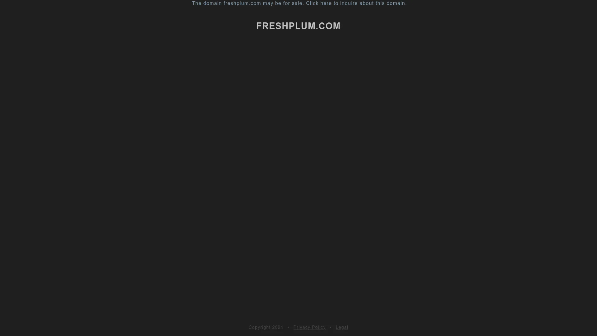 Freshplum screenshot