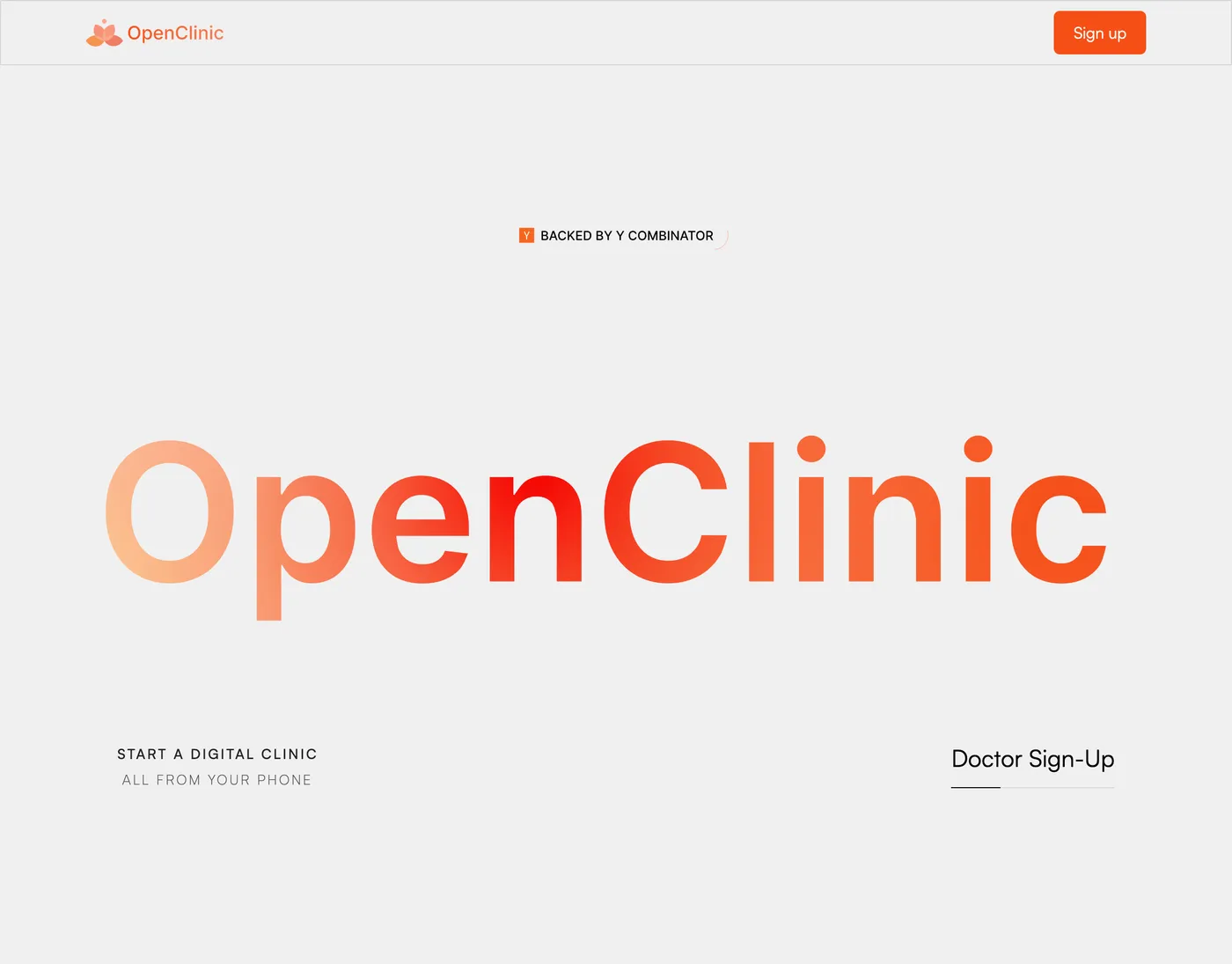 OpenClinic screenshot