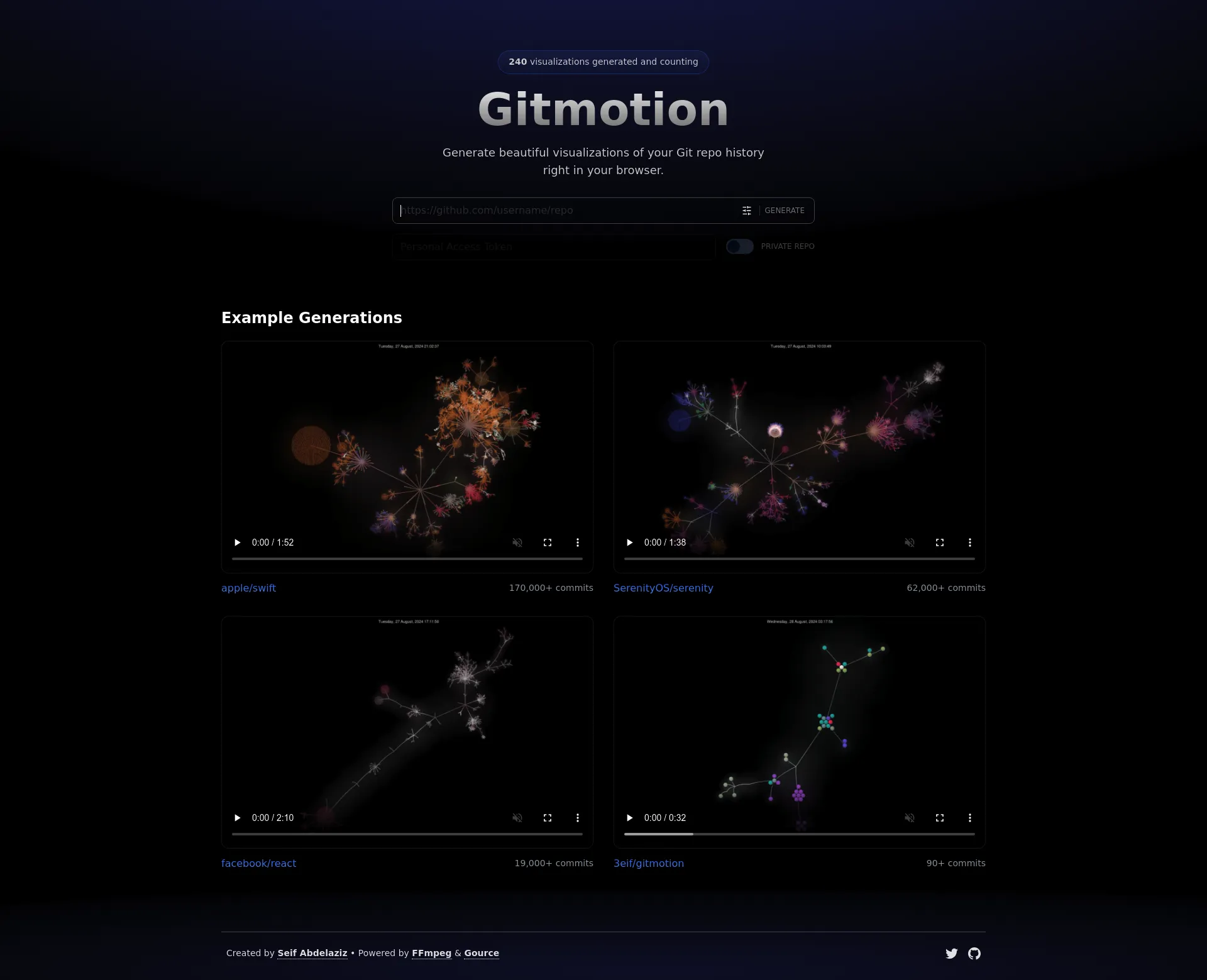 Gitmotion screenshot