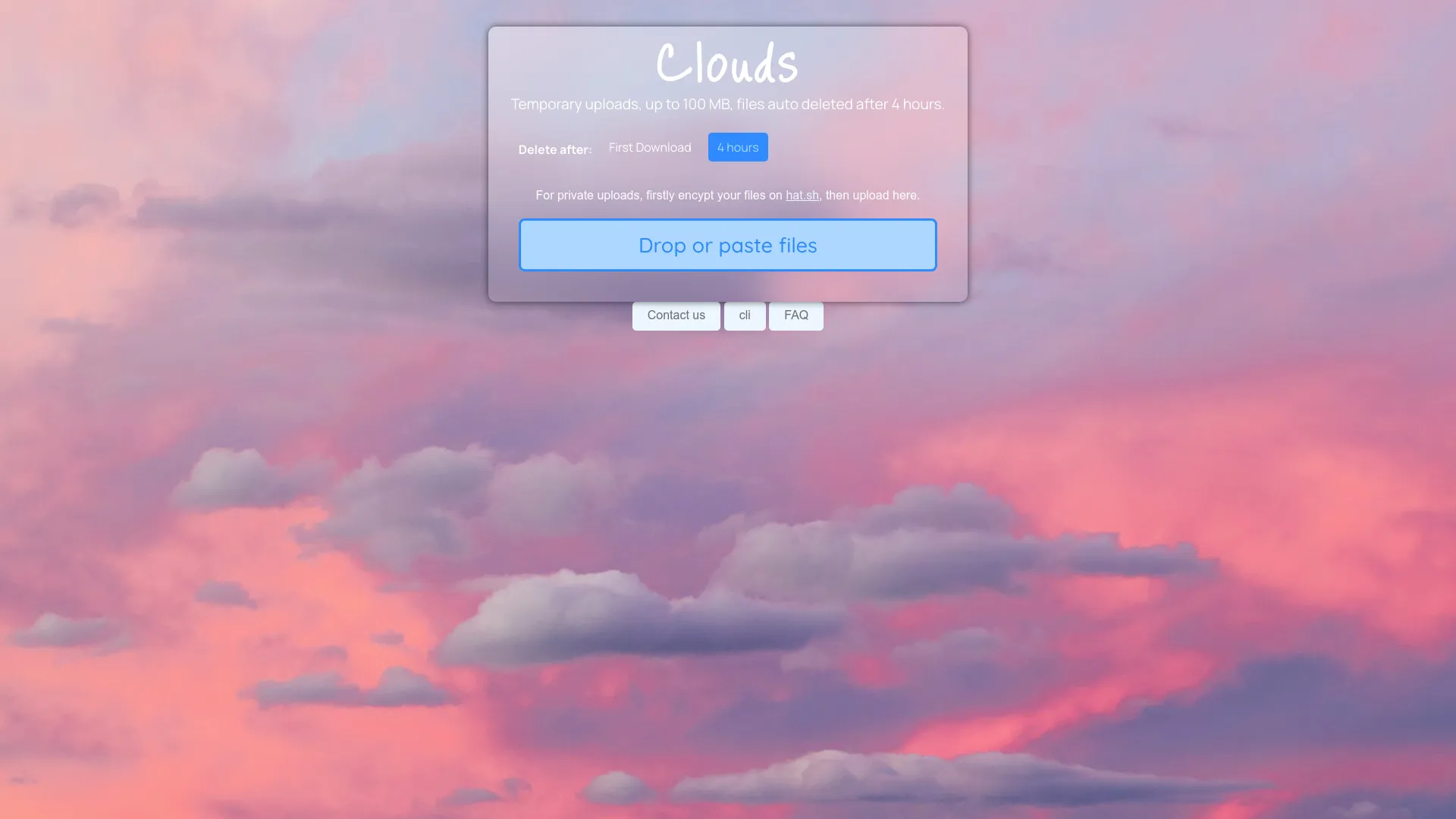 Clouds screenshot