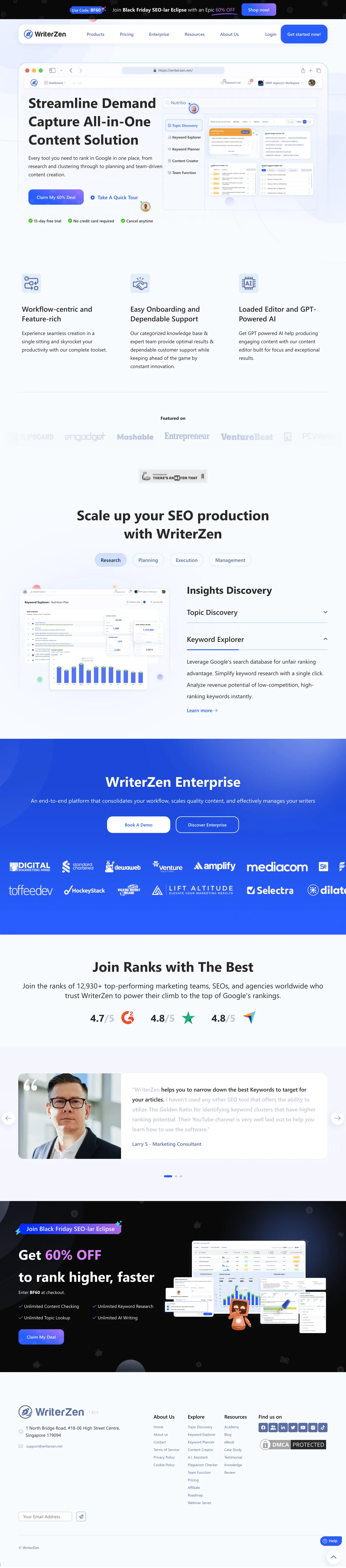 WriterZen screenshot