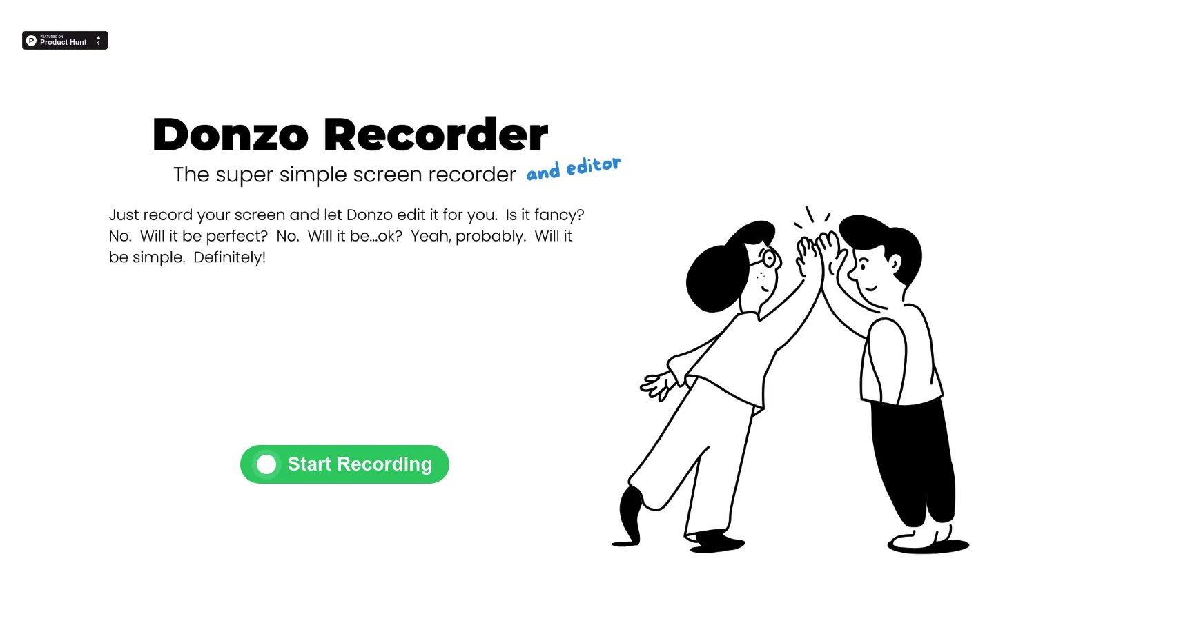 Donzo Recorder screenshot