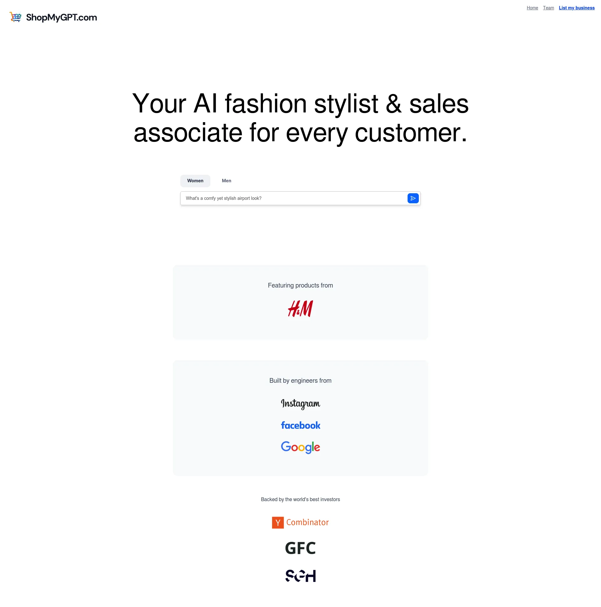 ShopMyGPT.com screenshot