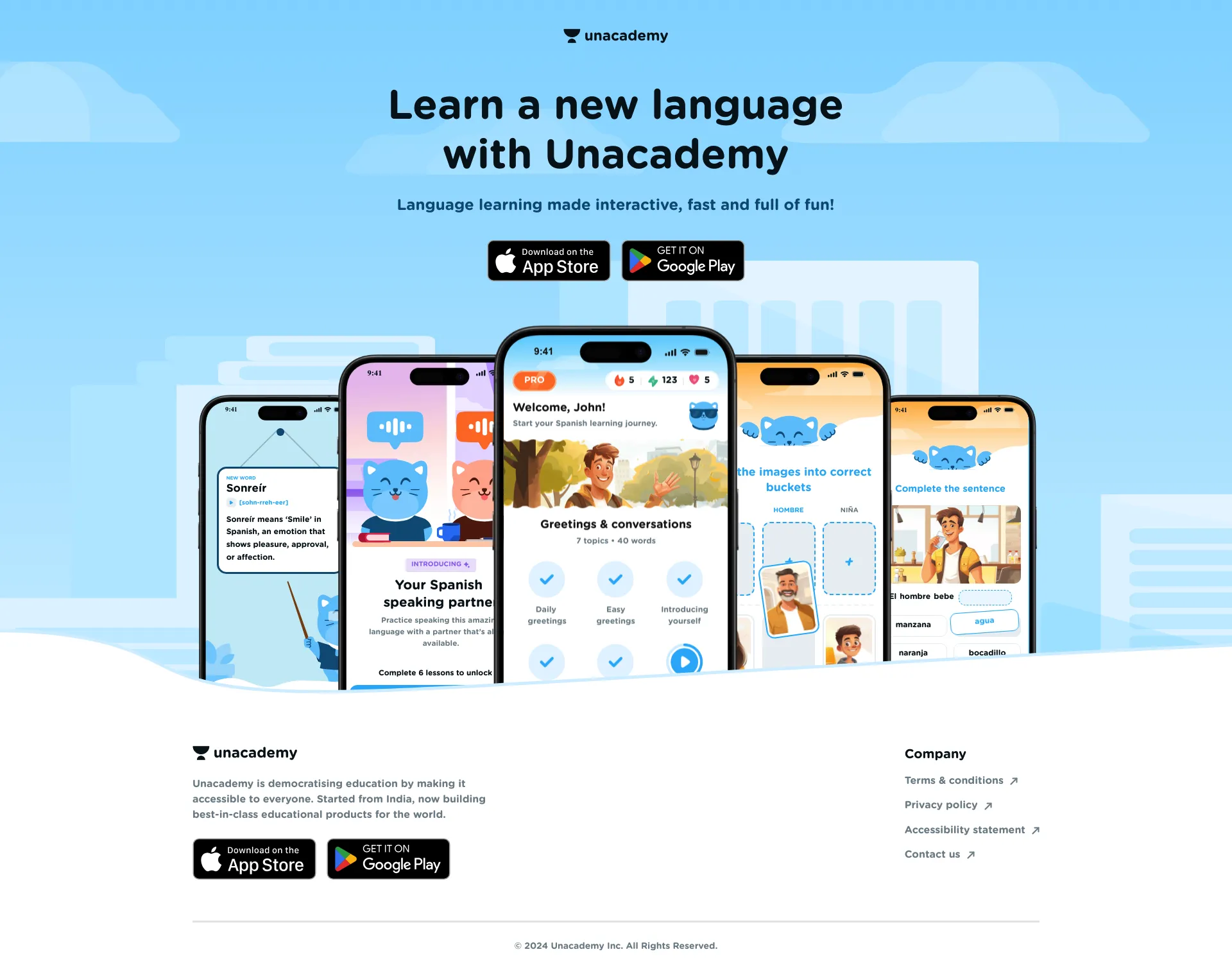 Unacademy Languages App screenshot