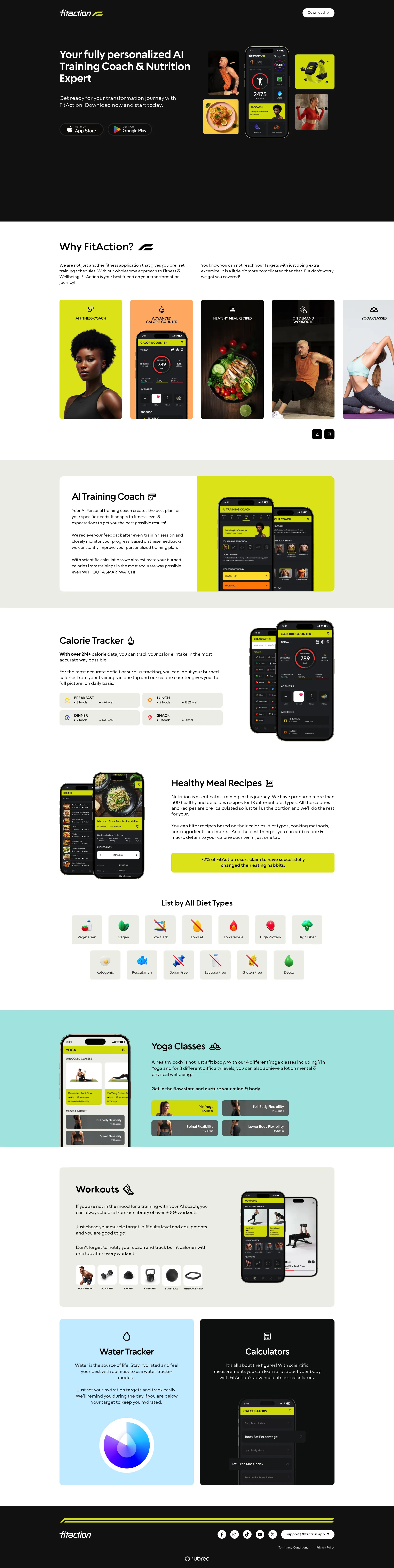 FitAction screenshot