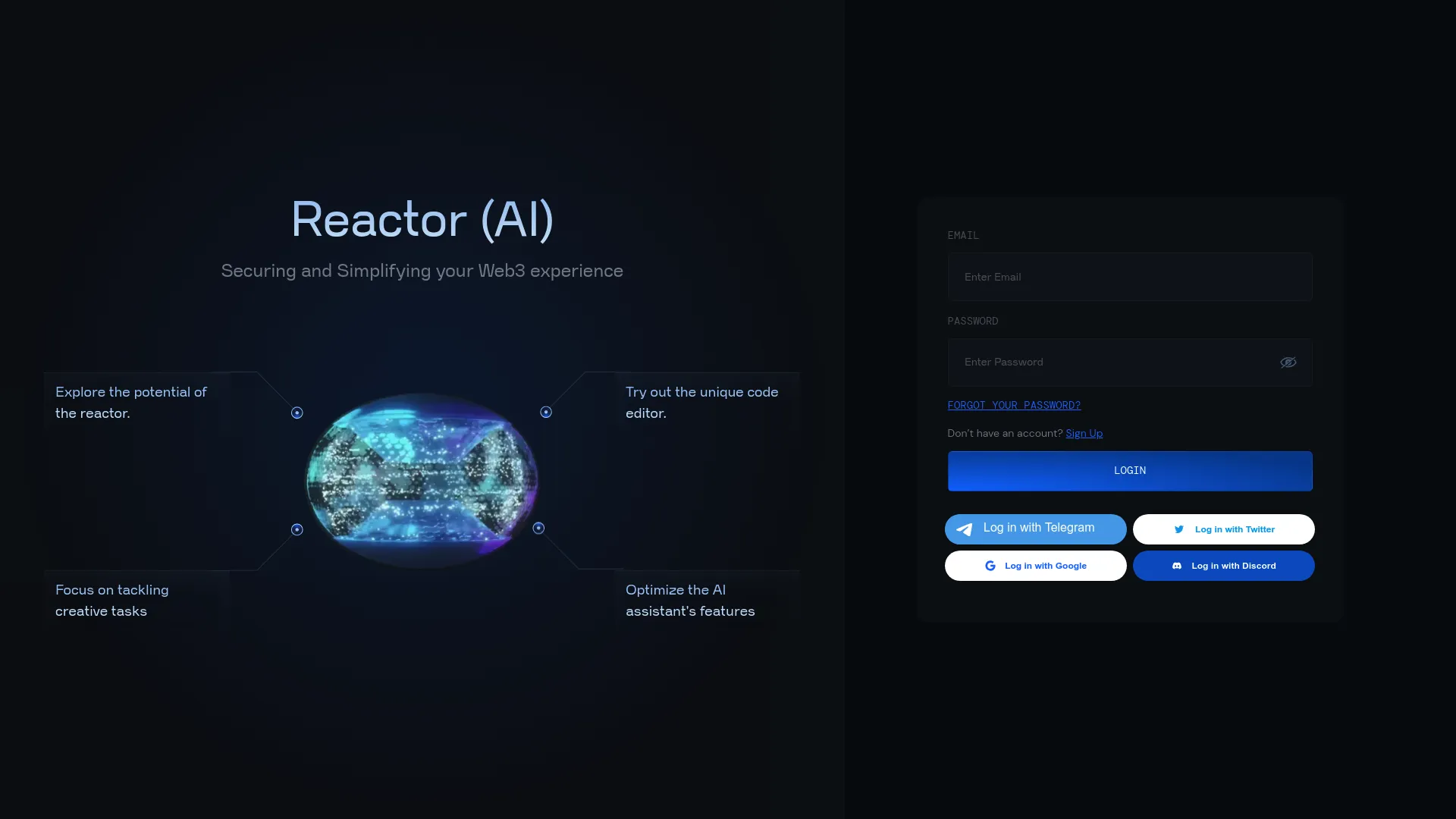 Reactor Chat AI screenshot