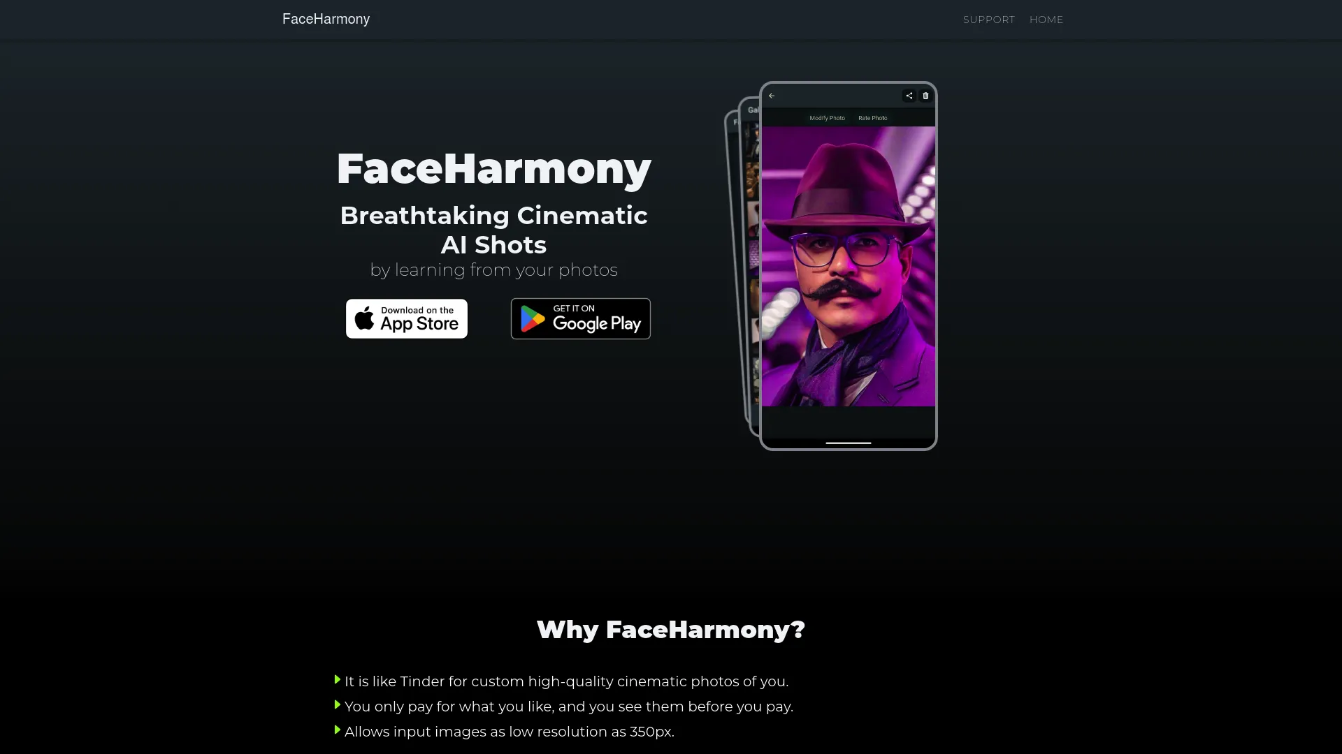 FaceHarmony screenshot