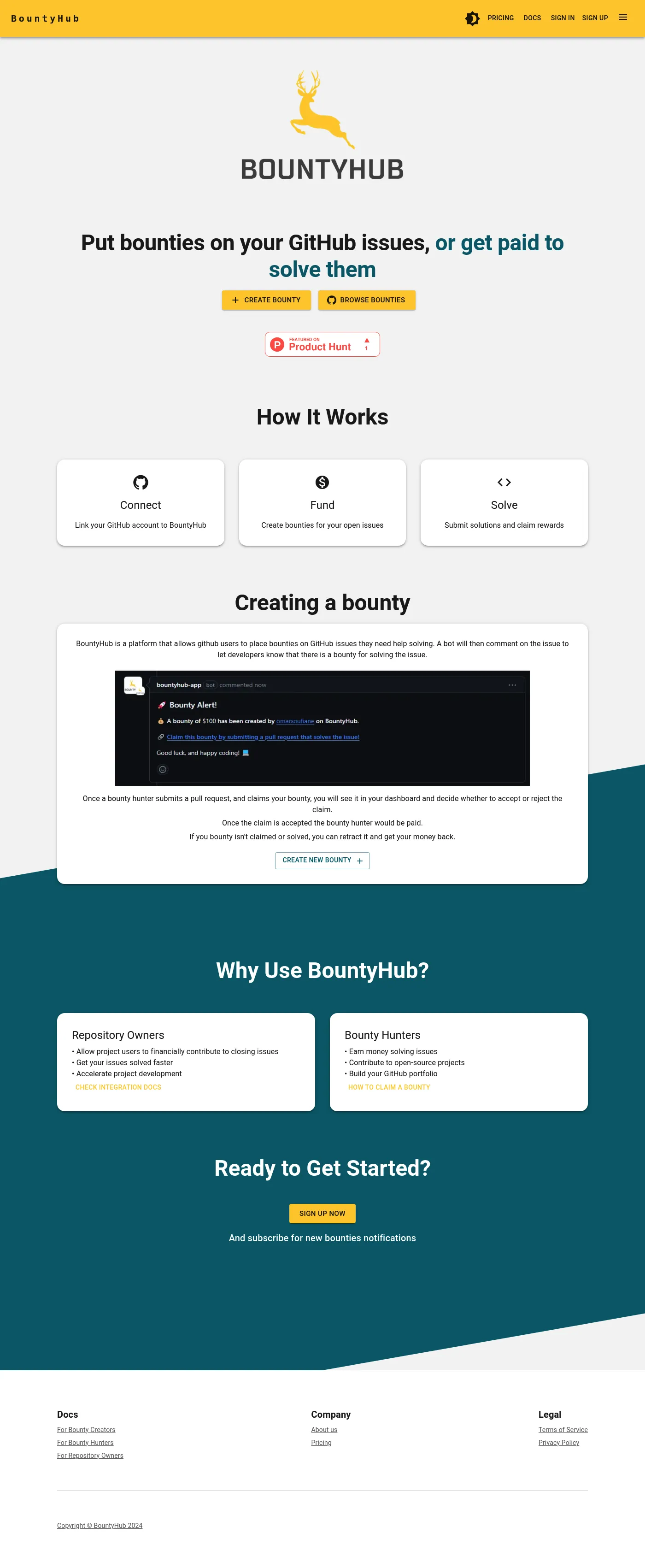 BountyHub screenshot