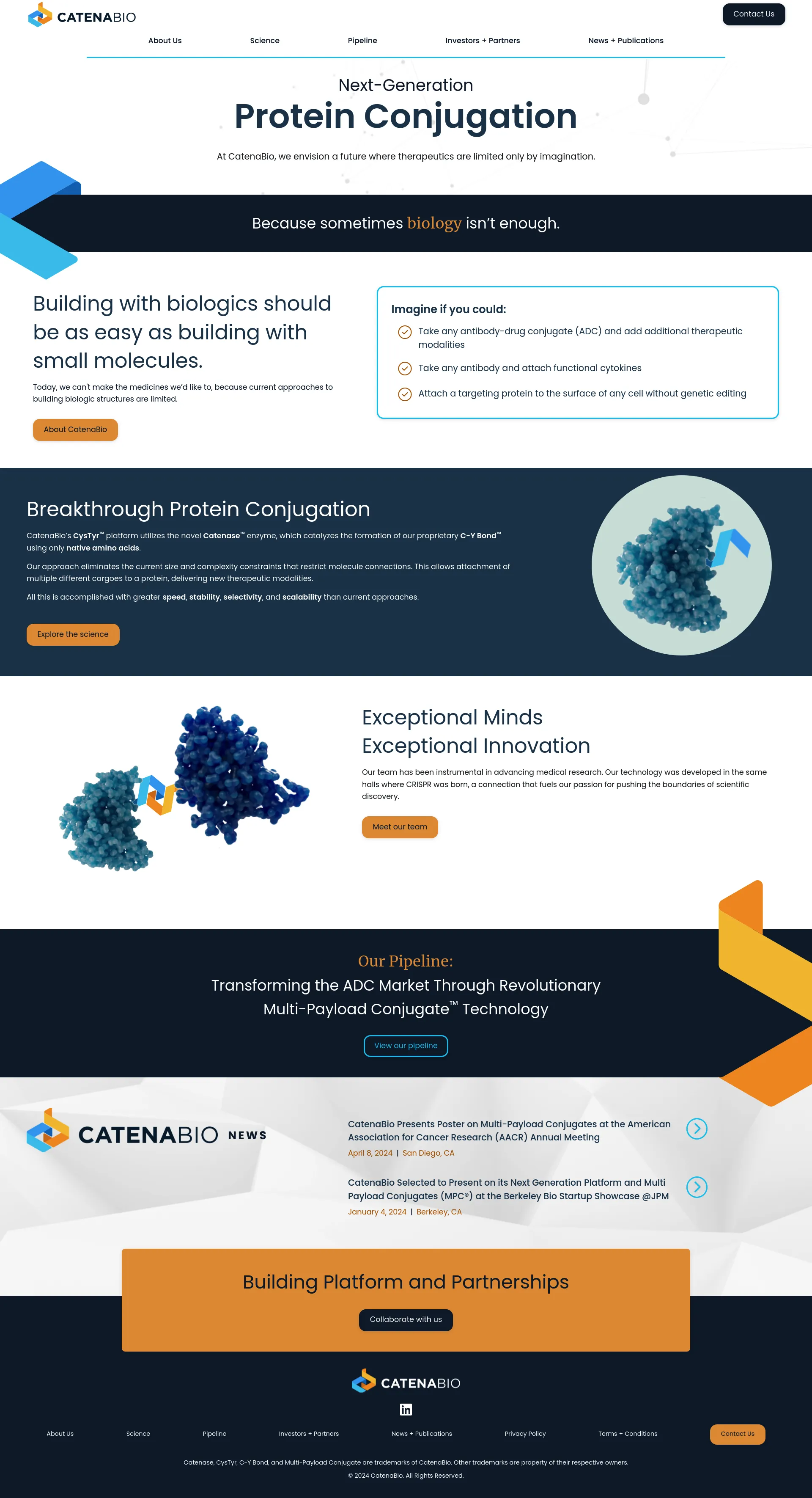 Catena Biosciences screenshot