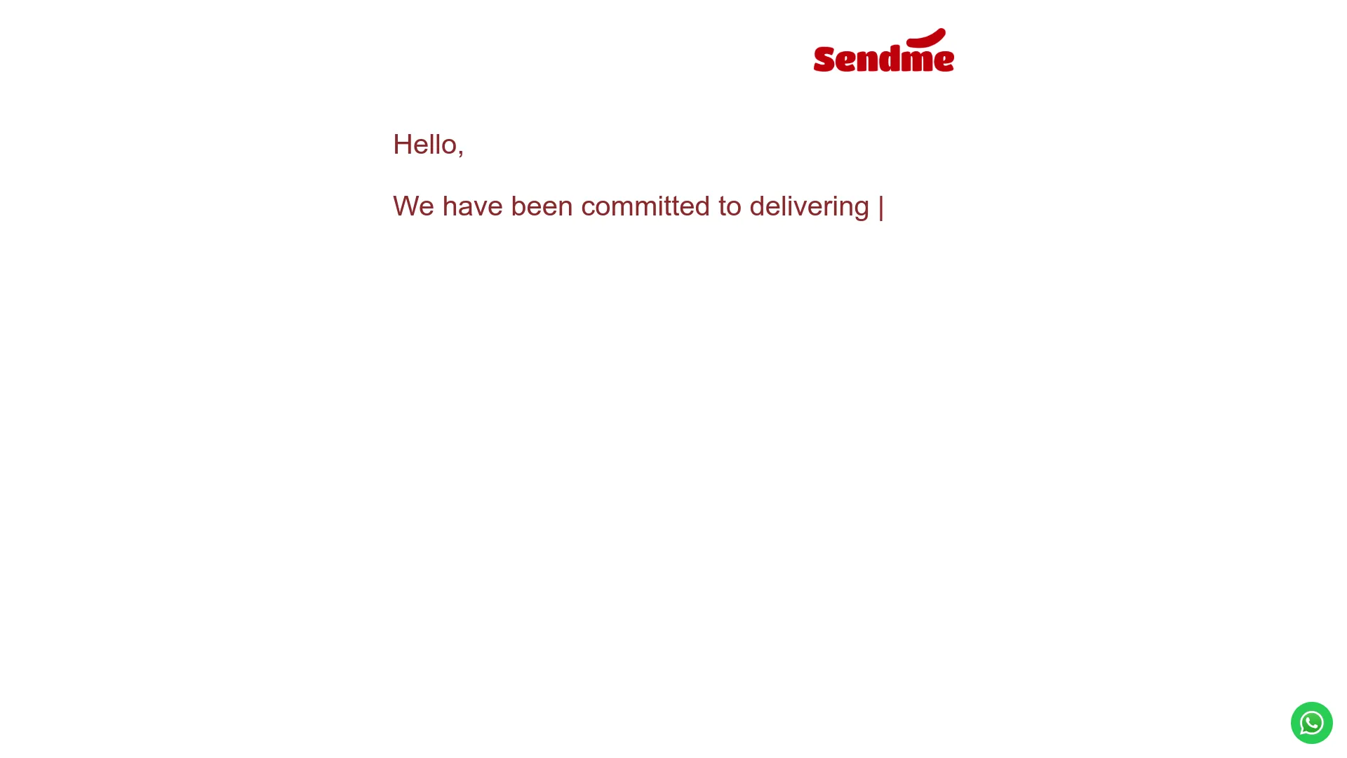 Sendme, Inc screenshot