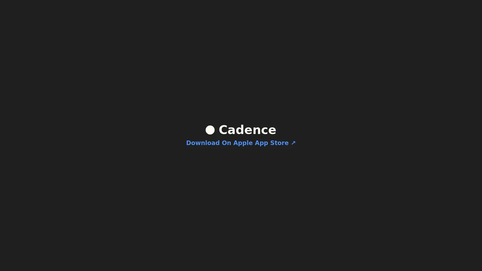 Cadence screenshot