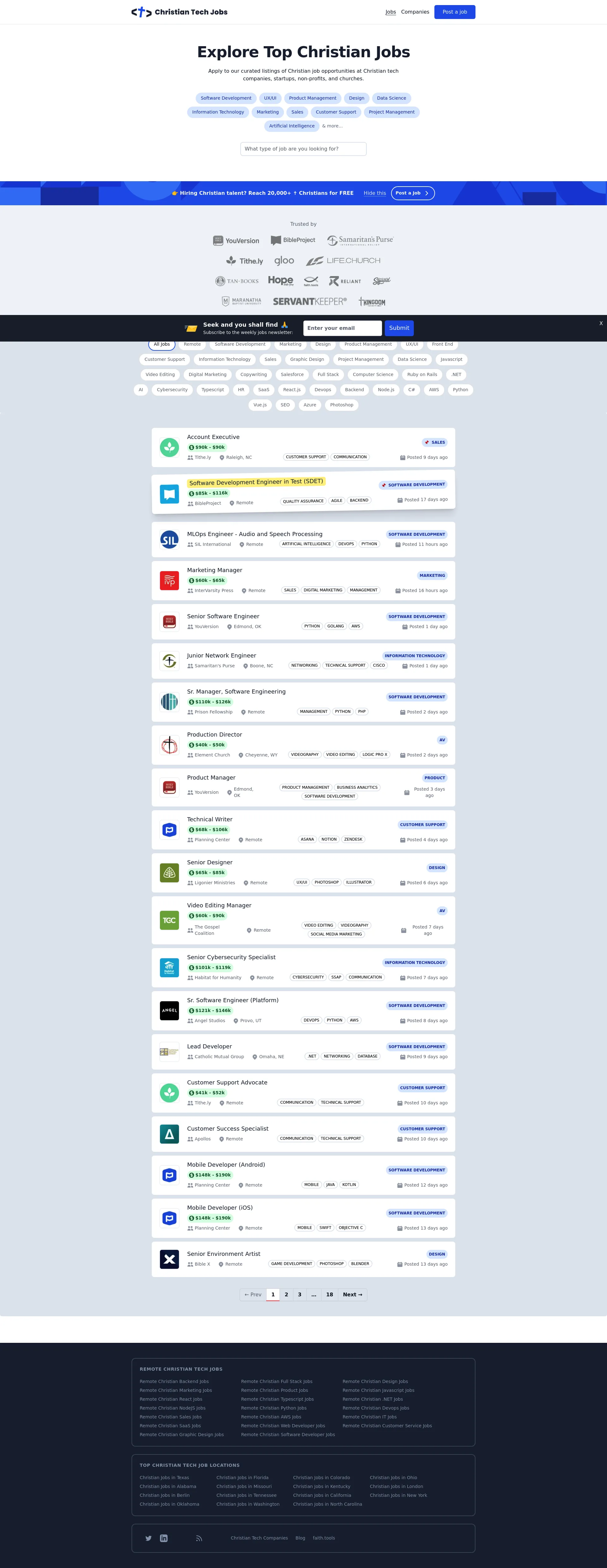 Christian Tech Jobs screenshot