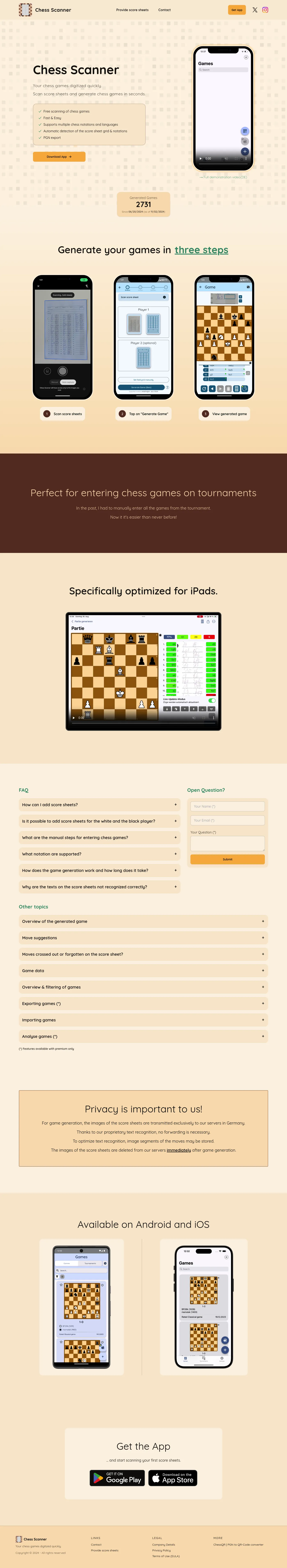 Chess Scanner screenshot