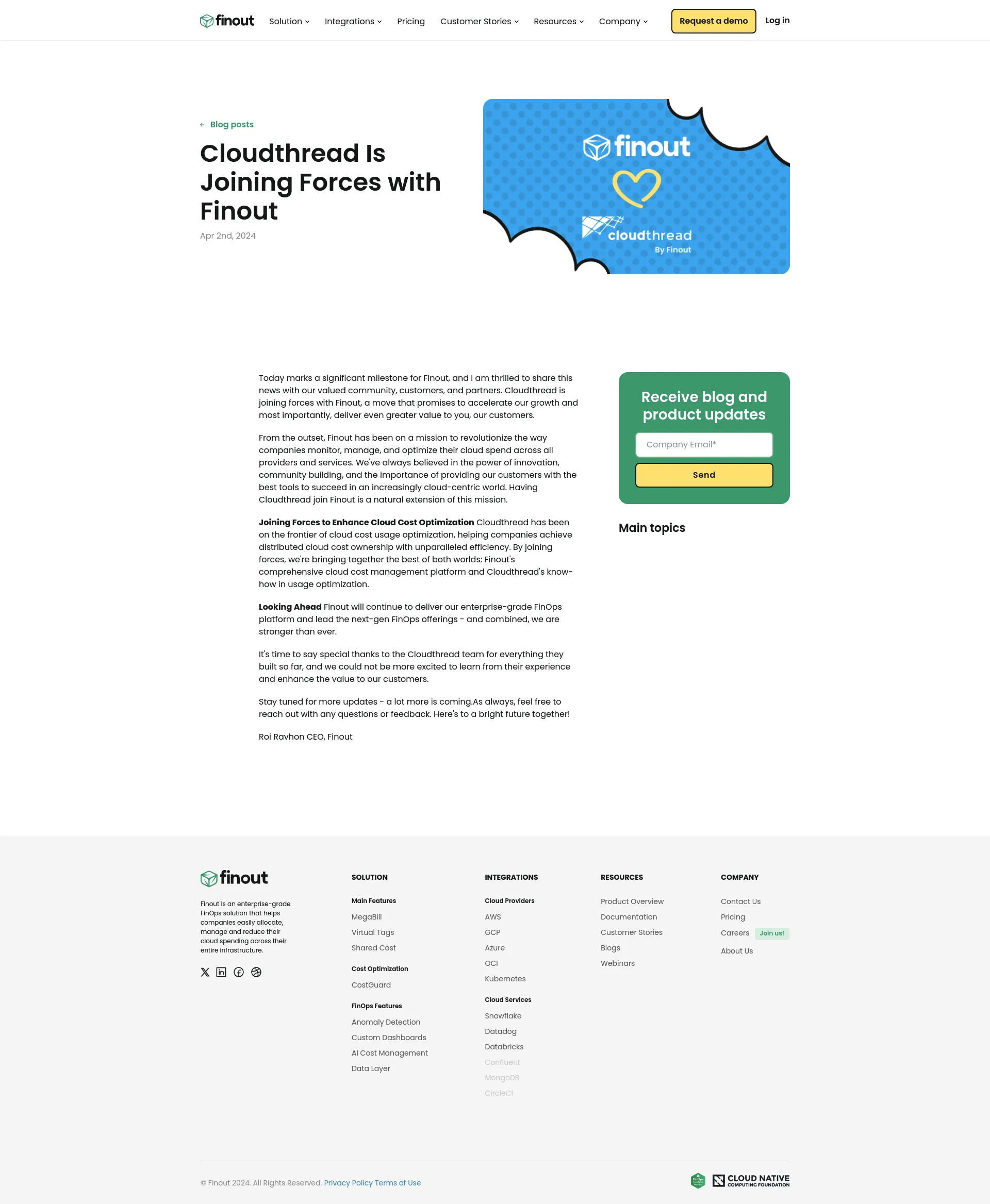 Cloudthread screenshot