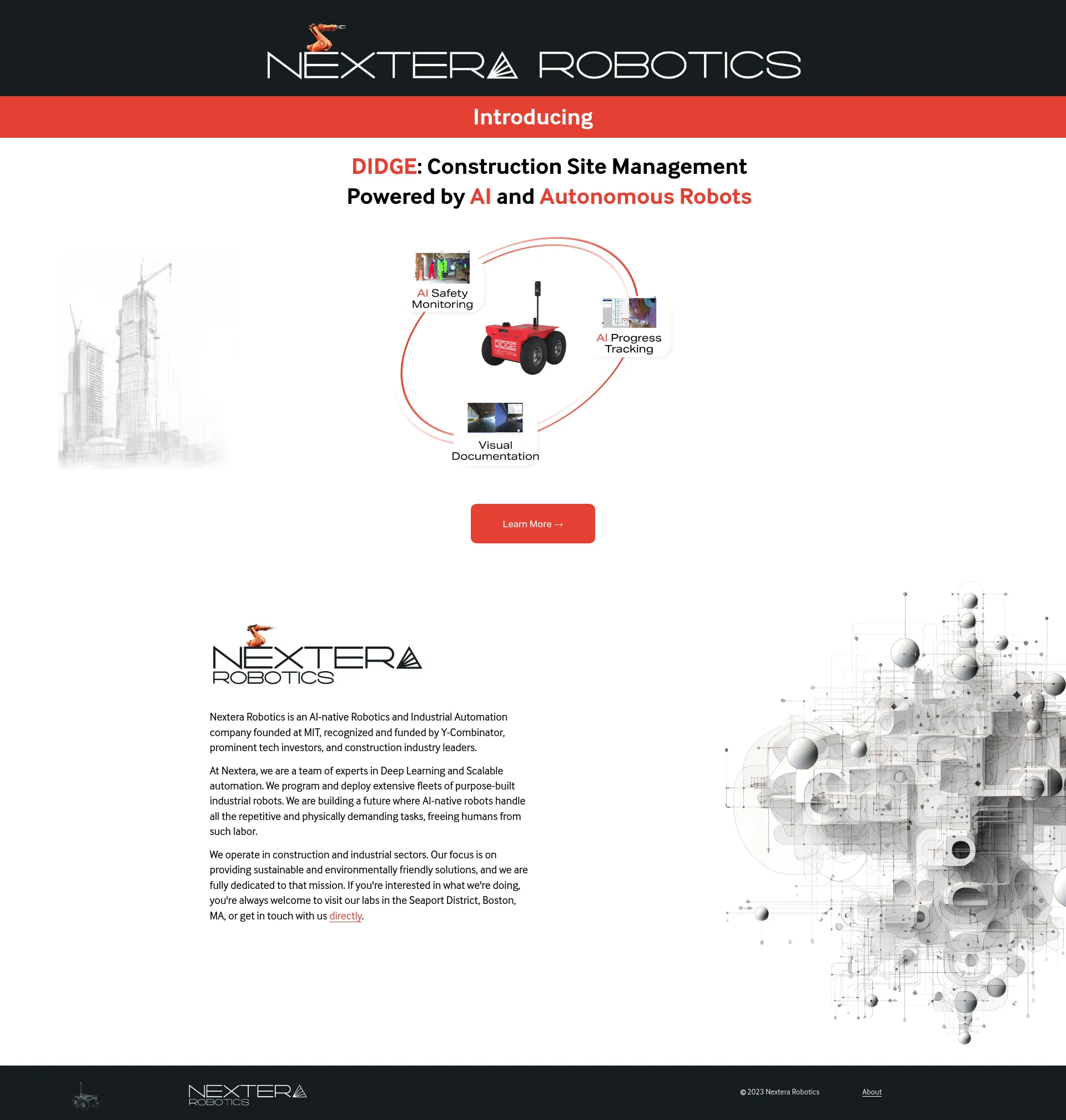 Nextera Robotics screenshot