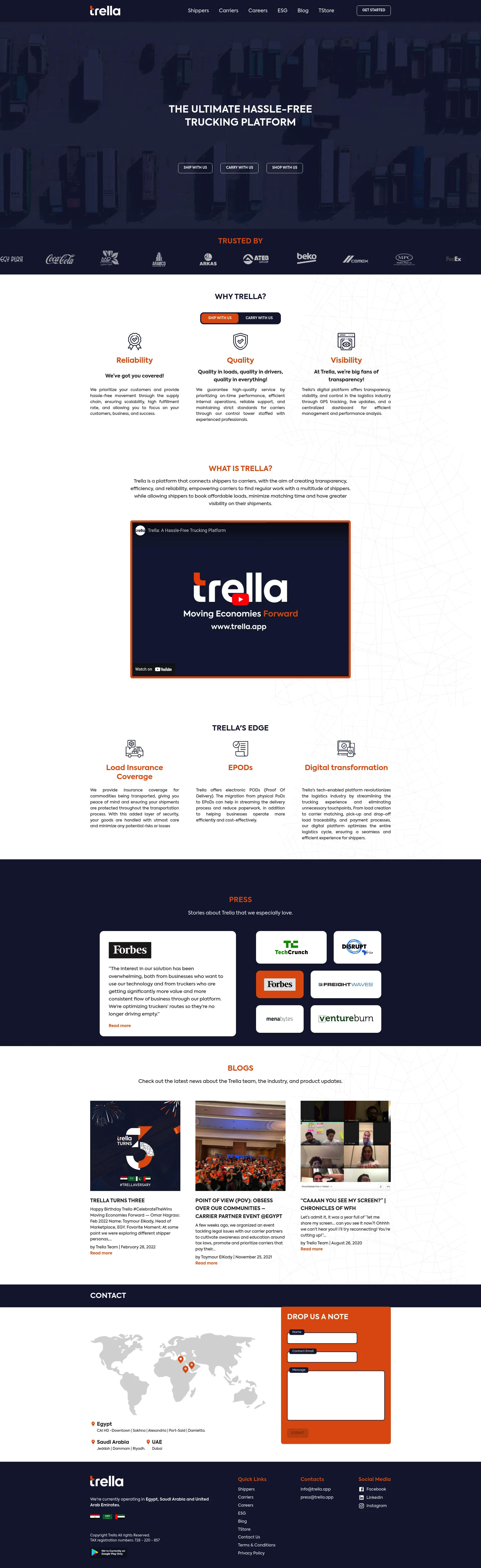 Trella screenshot