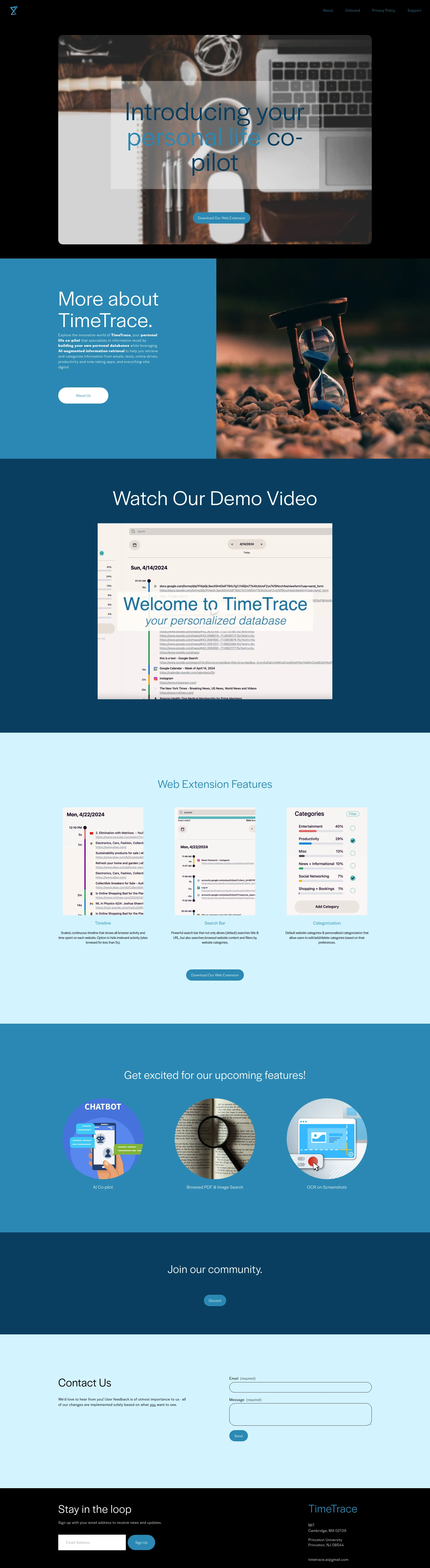 TimeTrace screenshot