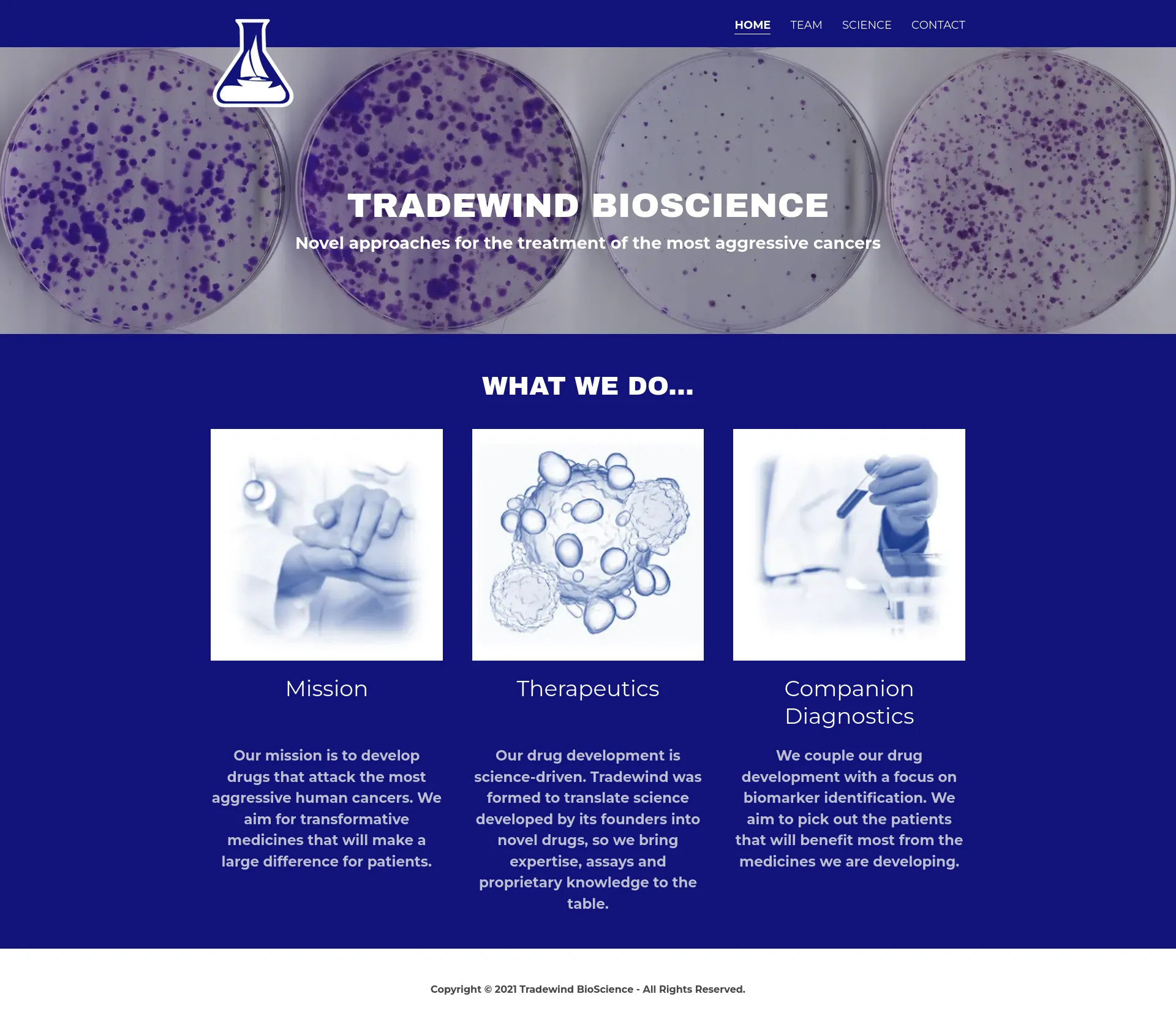 Tradewind BioScience screenshot