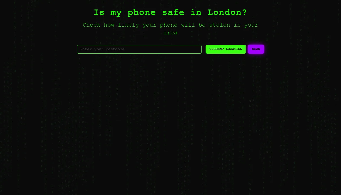 Is My Phone Safe In London? screenshot