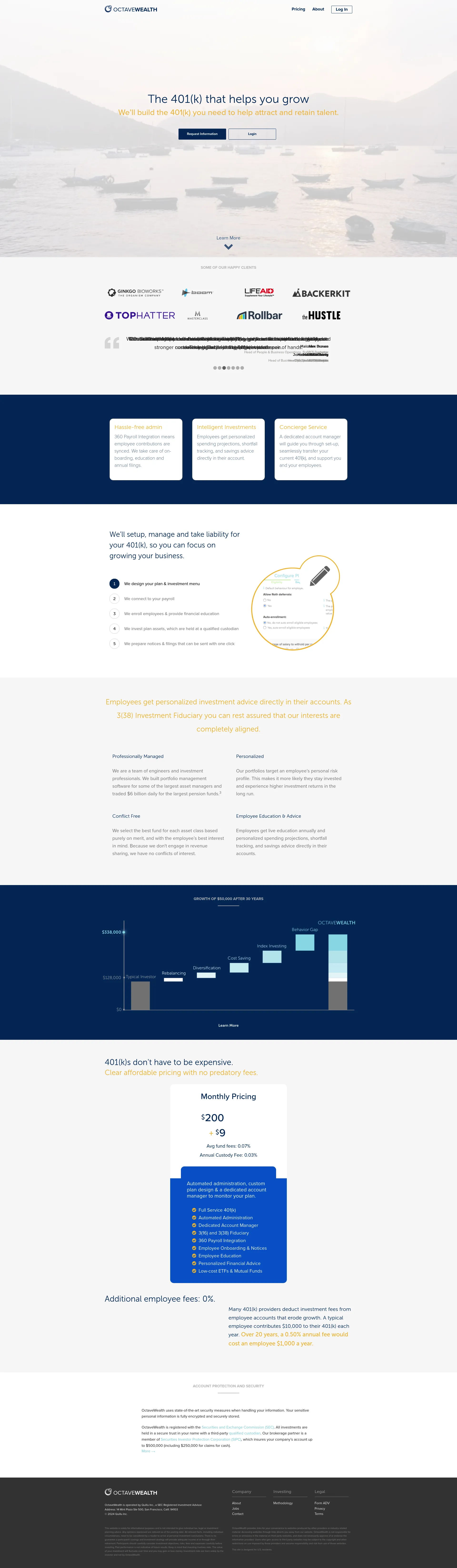 OctaveWealth screenshot