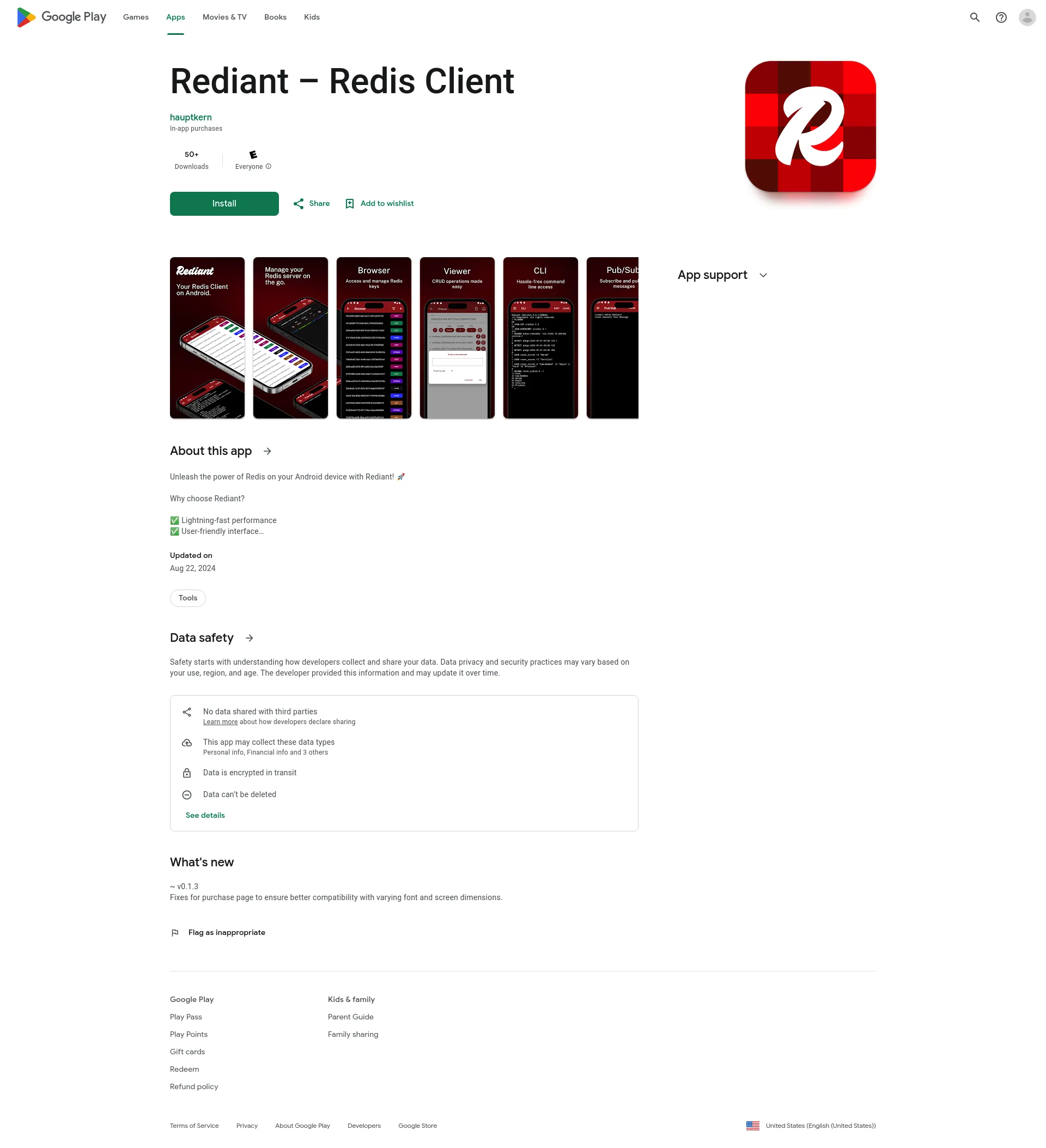 Rediant screenshot