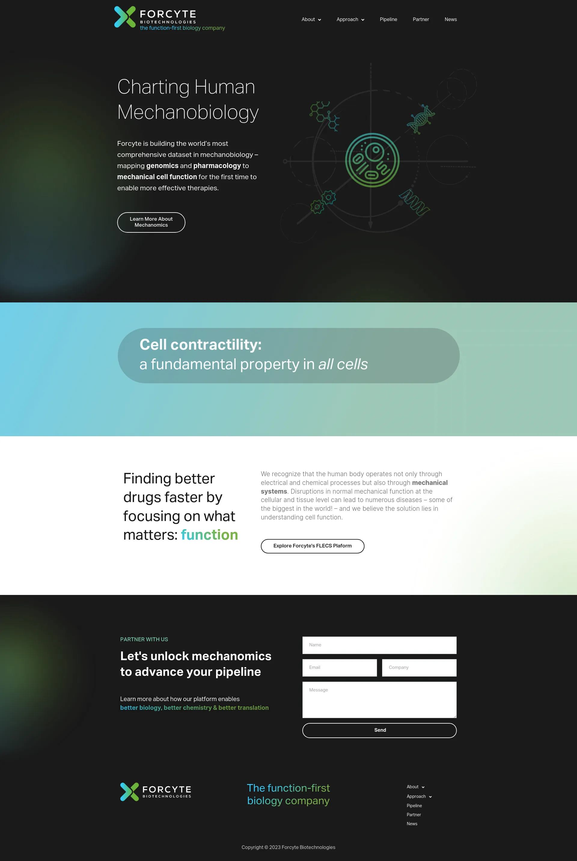 Forcyte Biotechnologies screenshot