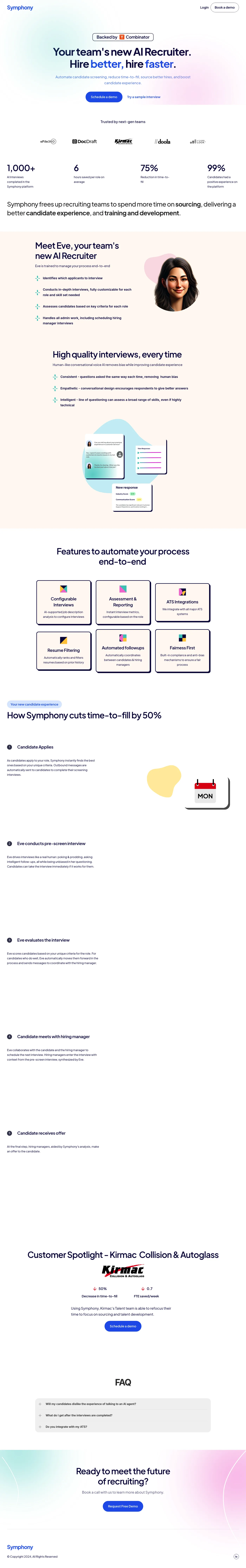 Symphony screenshot