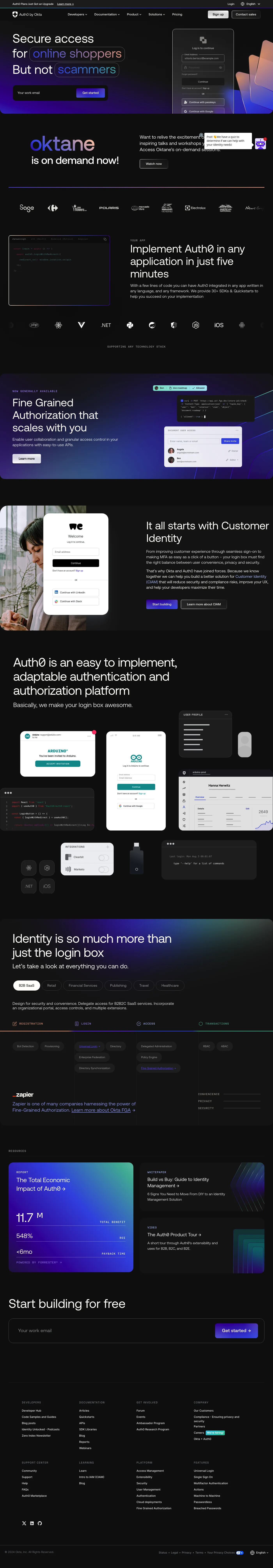 Auth0 screenshot