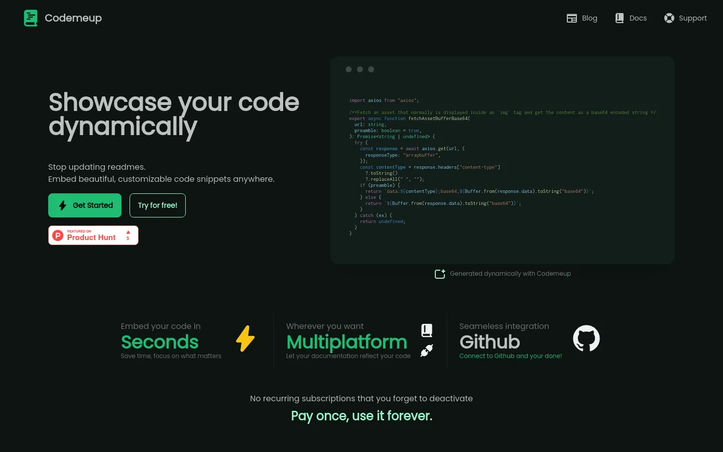 Codemeup screenshot