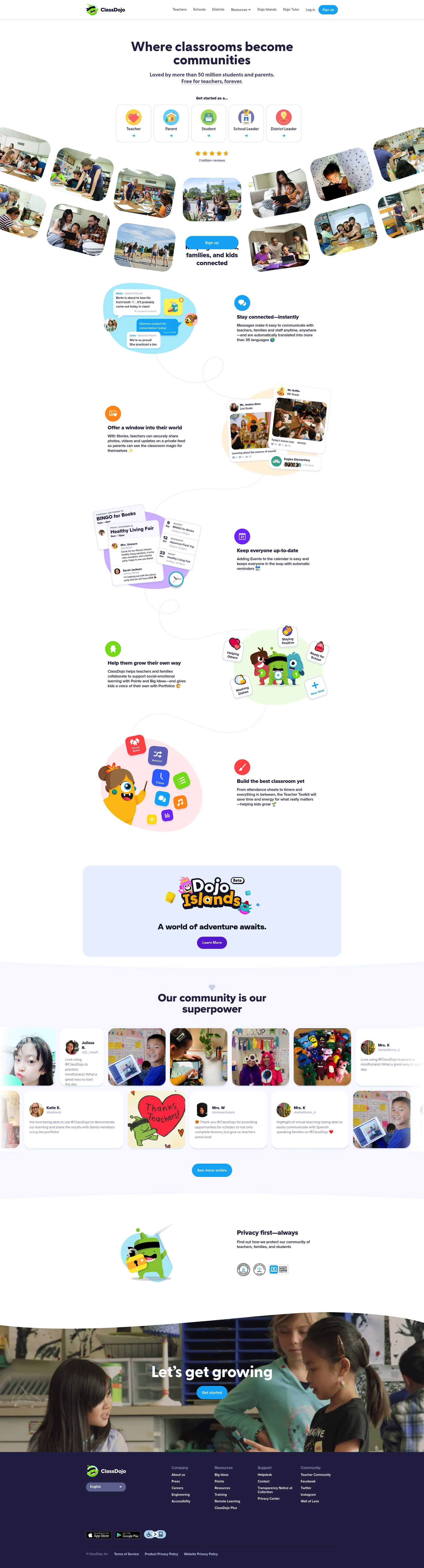 ClassDojo screenshot