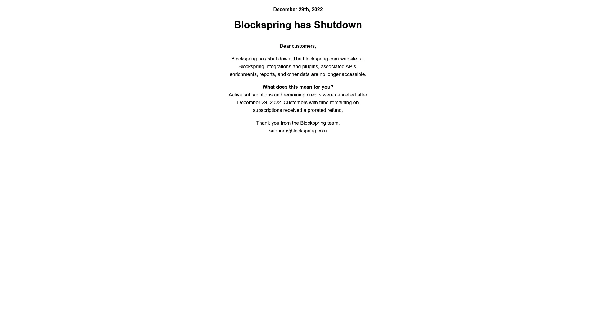 Blockspring screenshot