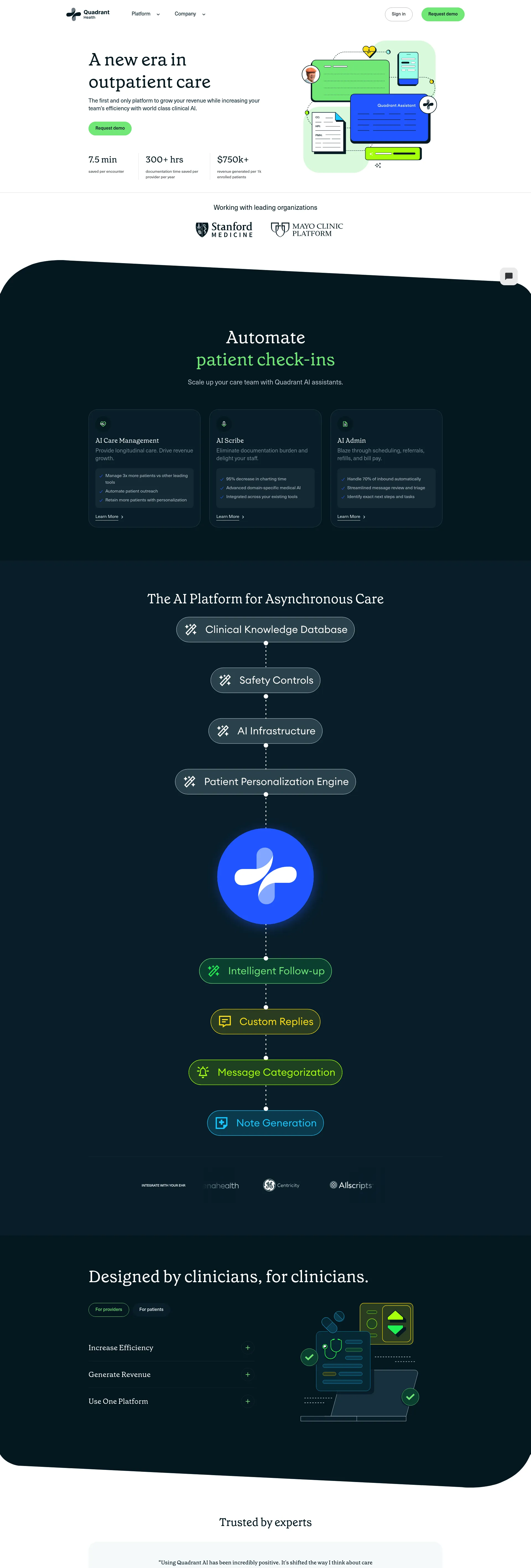 Quadrant Health screenshot