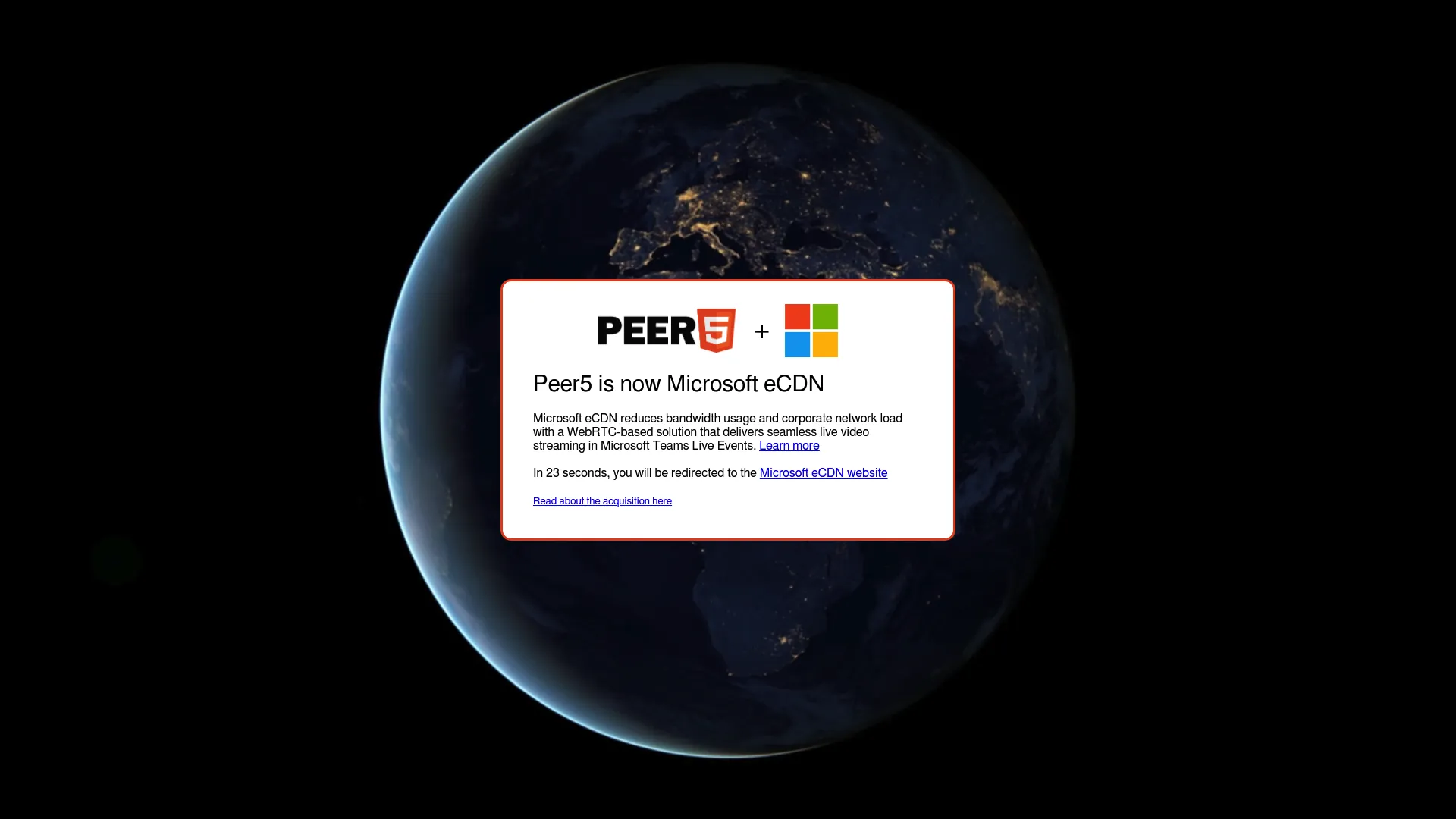 Peer5 screenshot