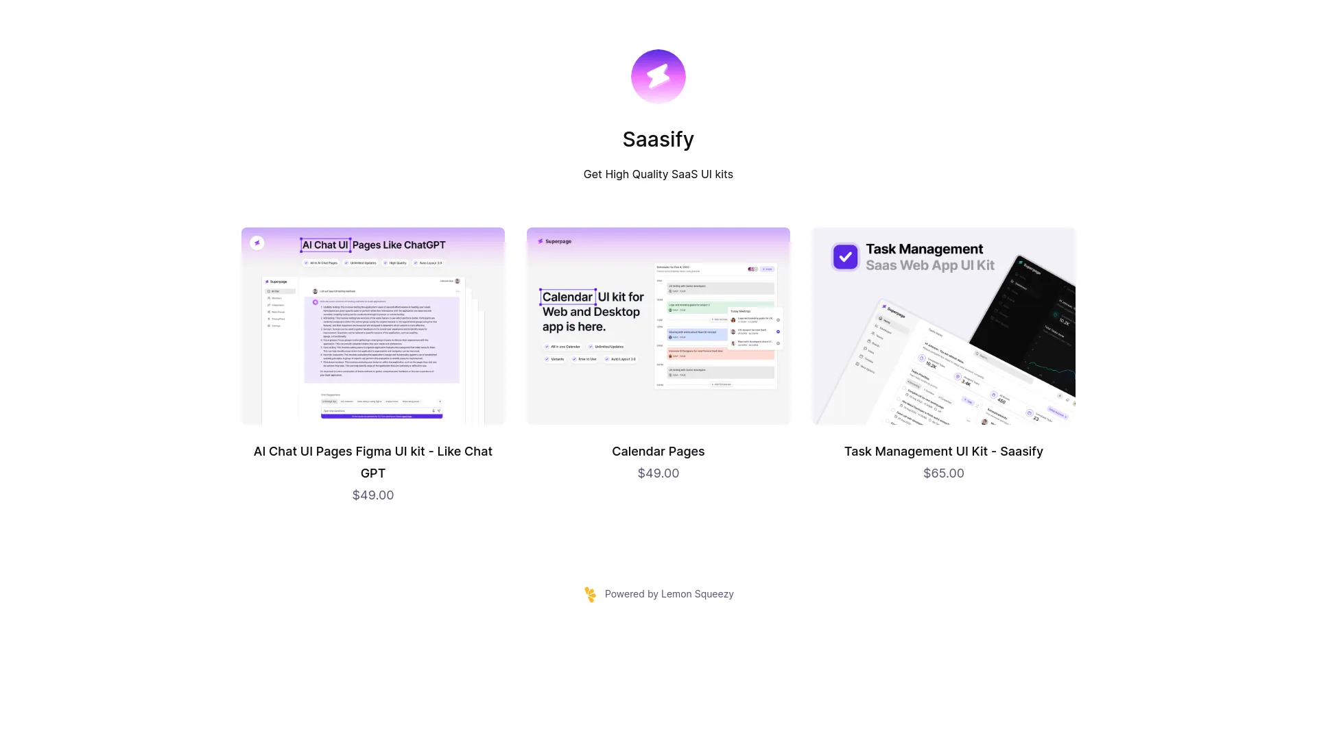 SaaSify Design screenshot