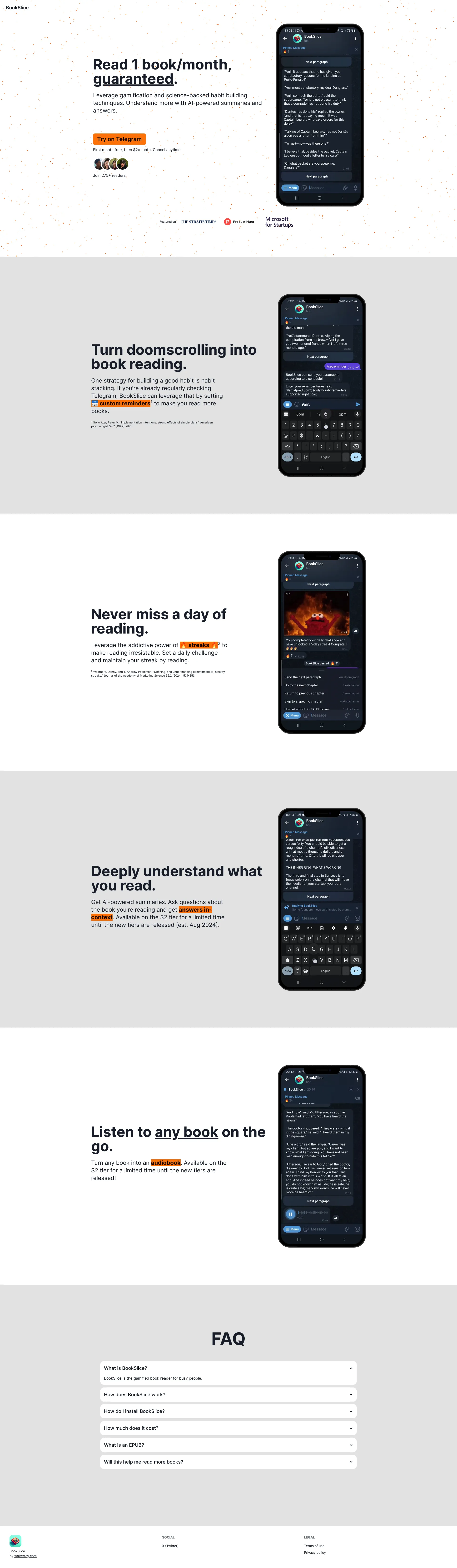 BookSlice screenshot