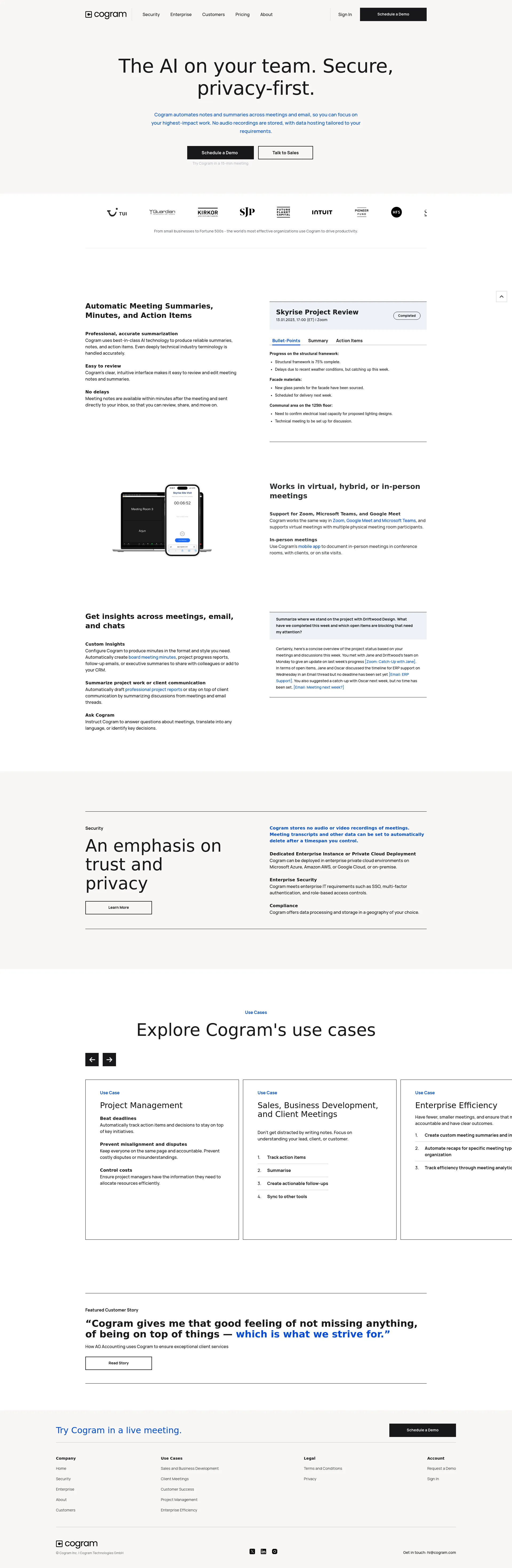 Cogram screenshot