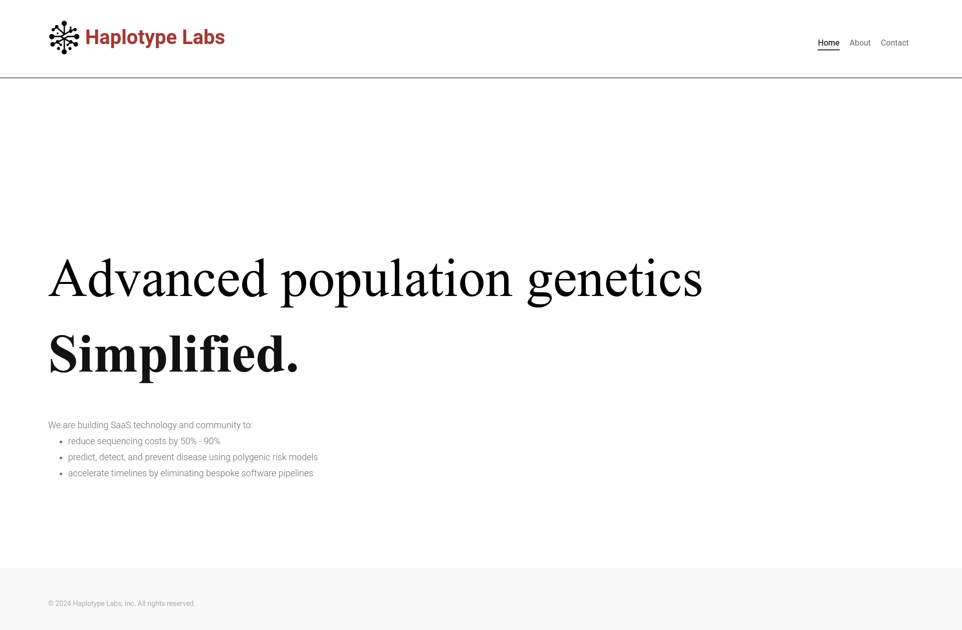 Haplotype Labs screenshot