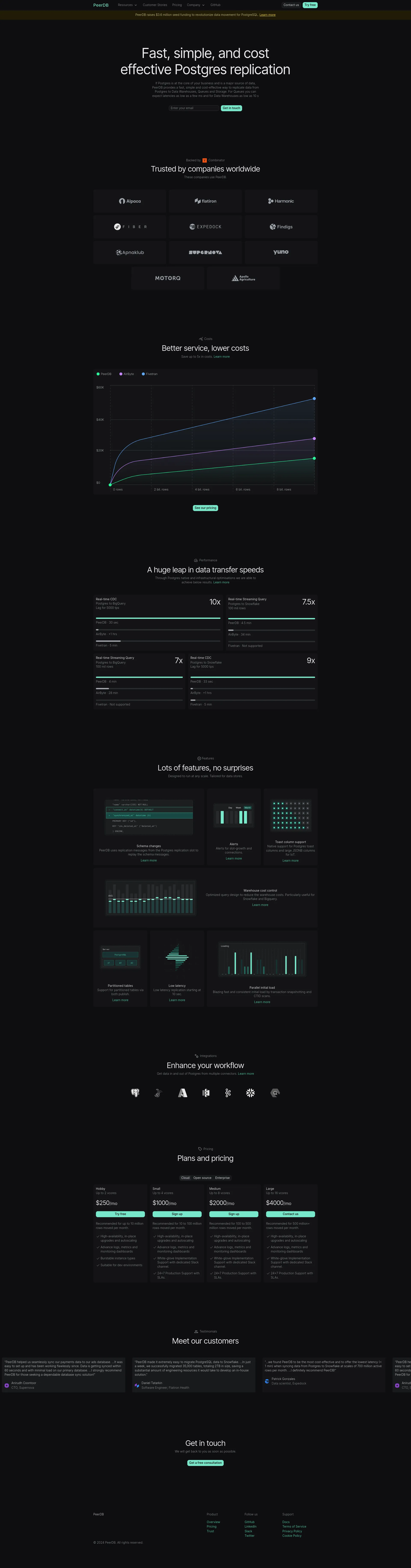 PeerDB screenshot