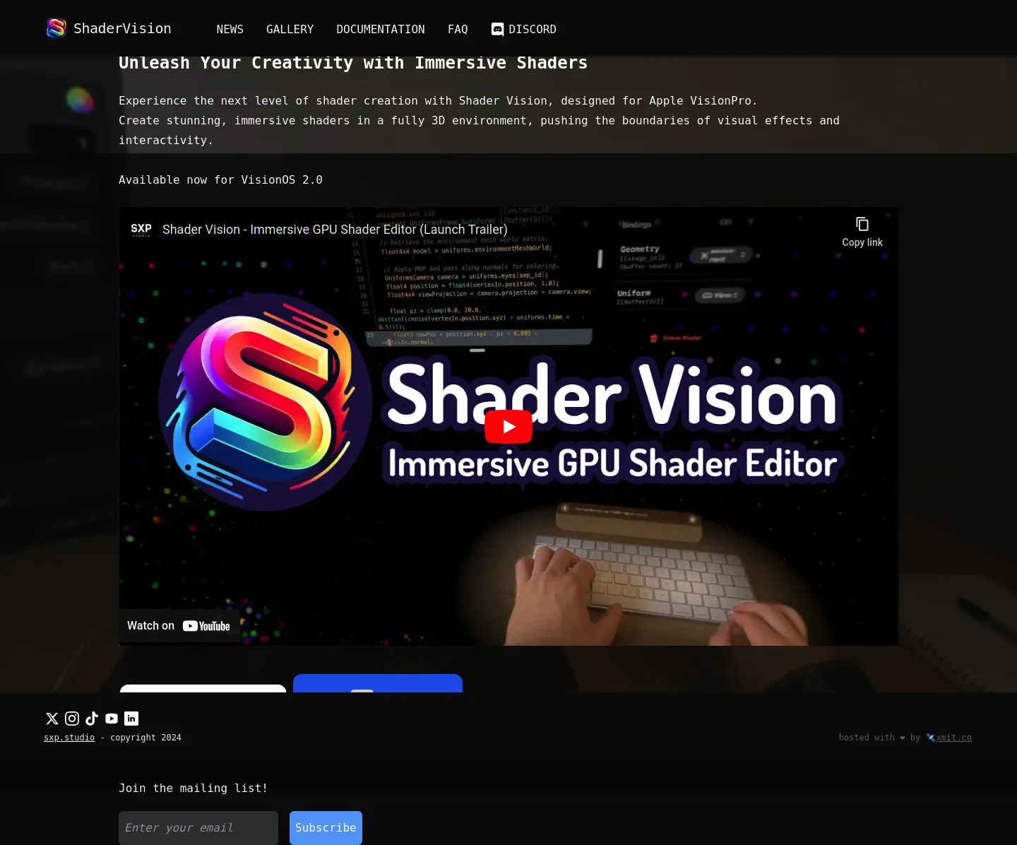 Shader Vision screenshot