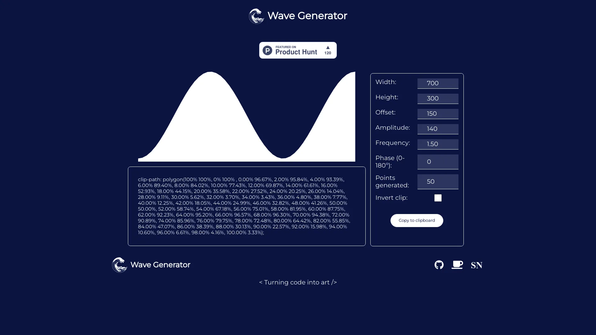 Wave Generator screenshot