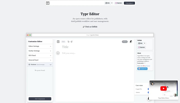 Typr Editor