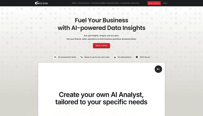 Datrics AI Analyst Builder