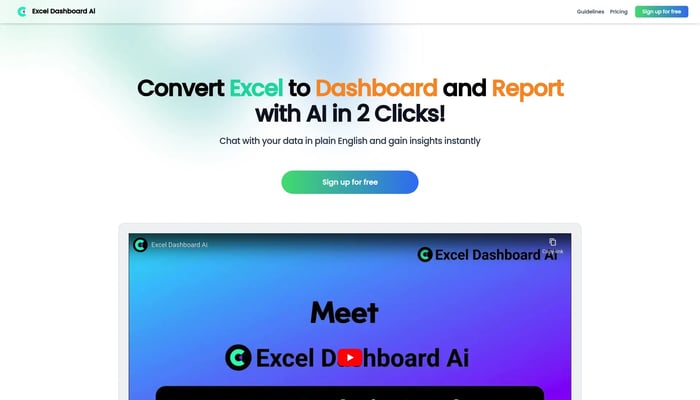 ExcelDashboard AI