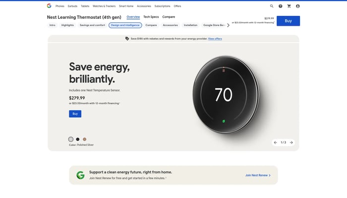 Nest Learning Thermostat (4th gen)