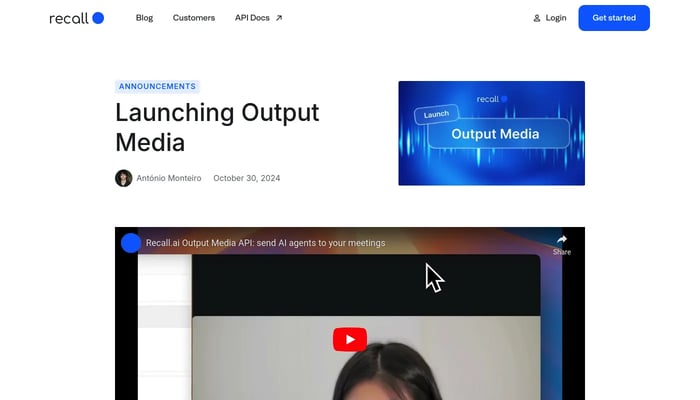 Output Media API by Recall.ai